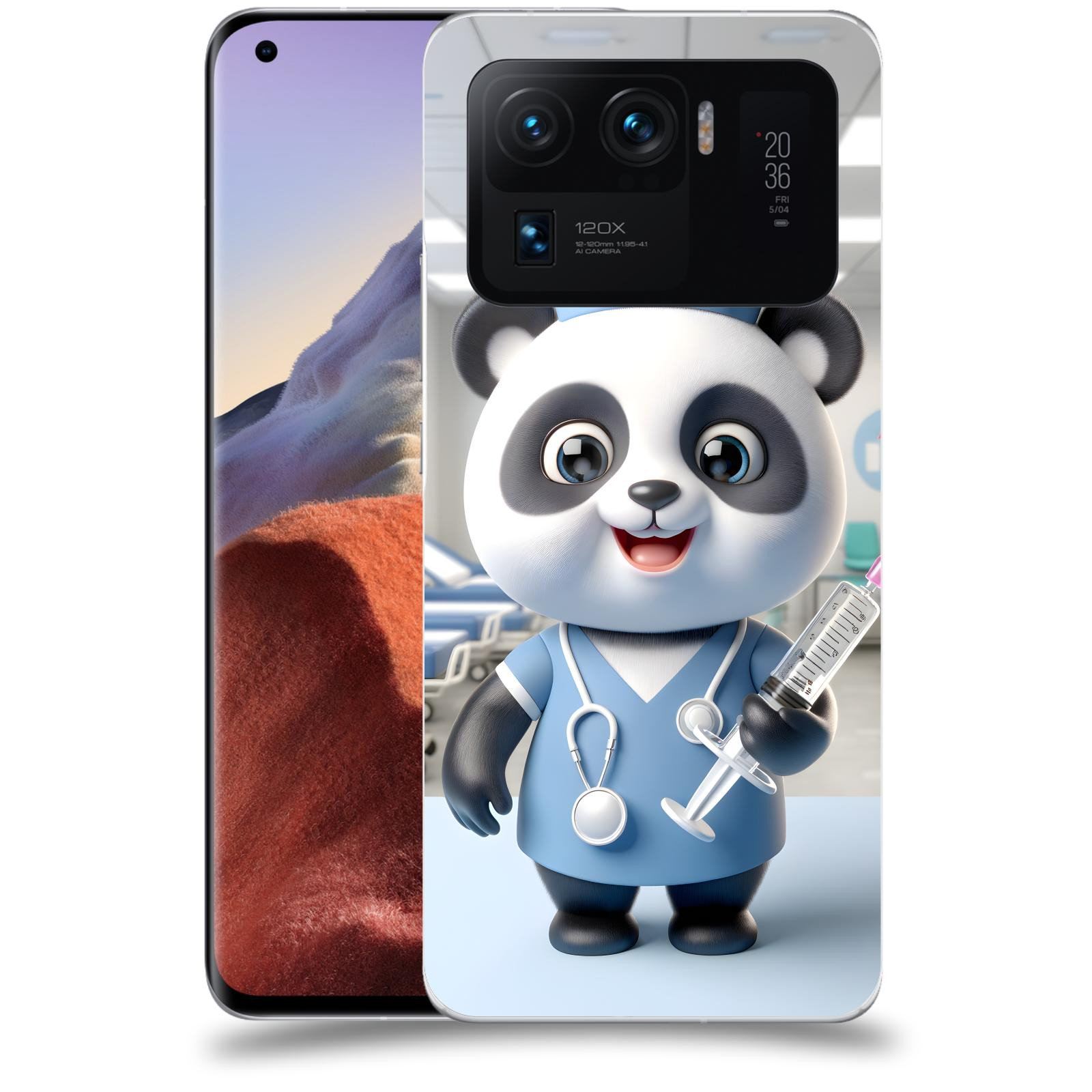 ACOVER Kryt na mobil Xiaomi Mi 11 Ultra - Panda doktor 2