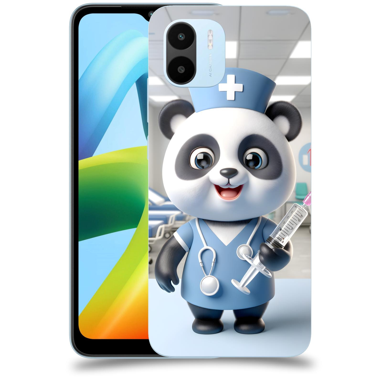 ACOVER Kryt na mobil Xiaomi Redmi A1 - Panda doktor 2
