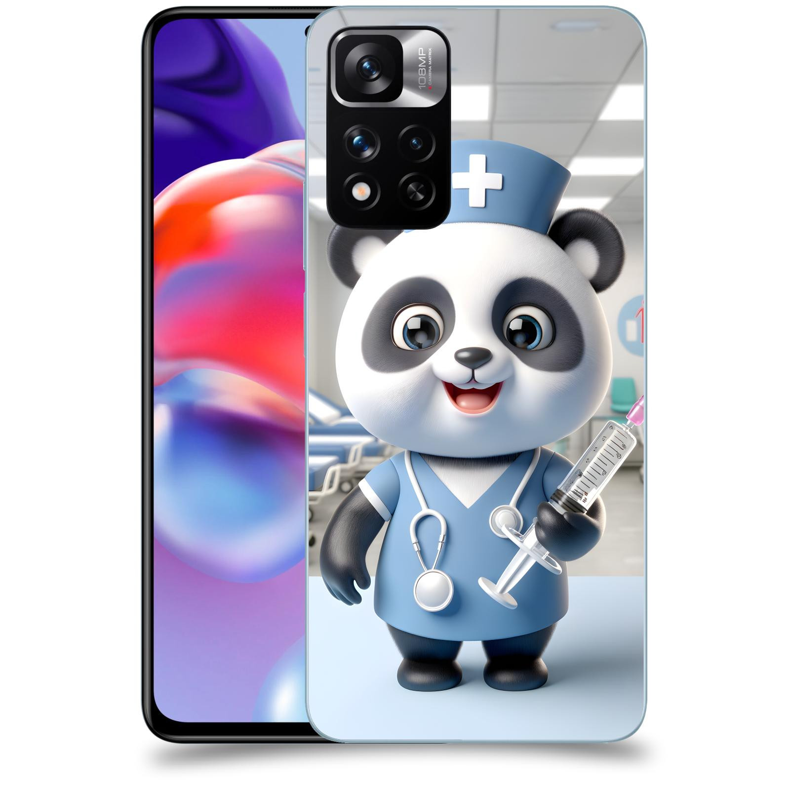 ACOVER Kryt na mobil Xiaomi Redmi Note 11 Pro+ 5G - Panda doktor 2