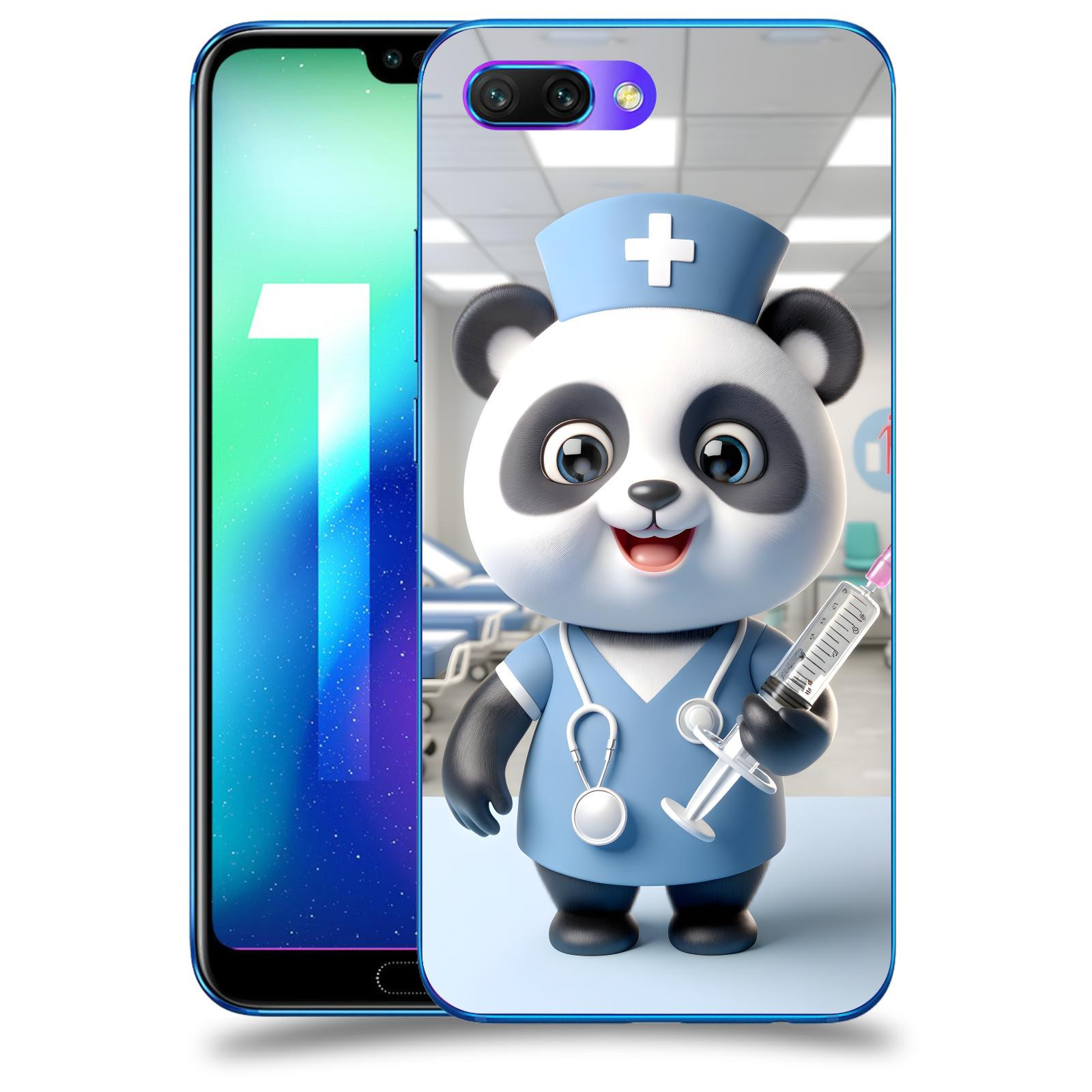 ACOVER Kryt na mobil Honor 10 - Panda doktor 2