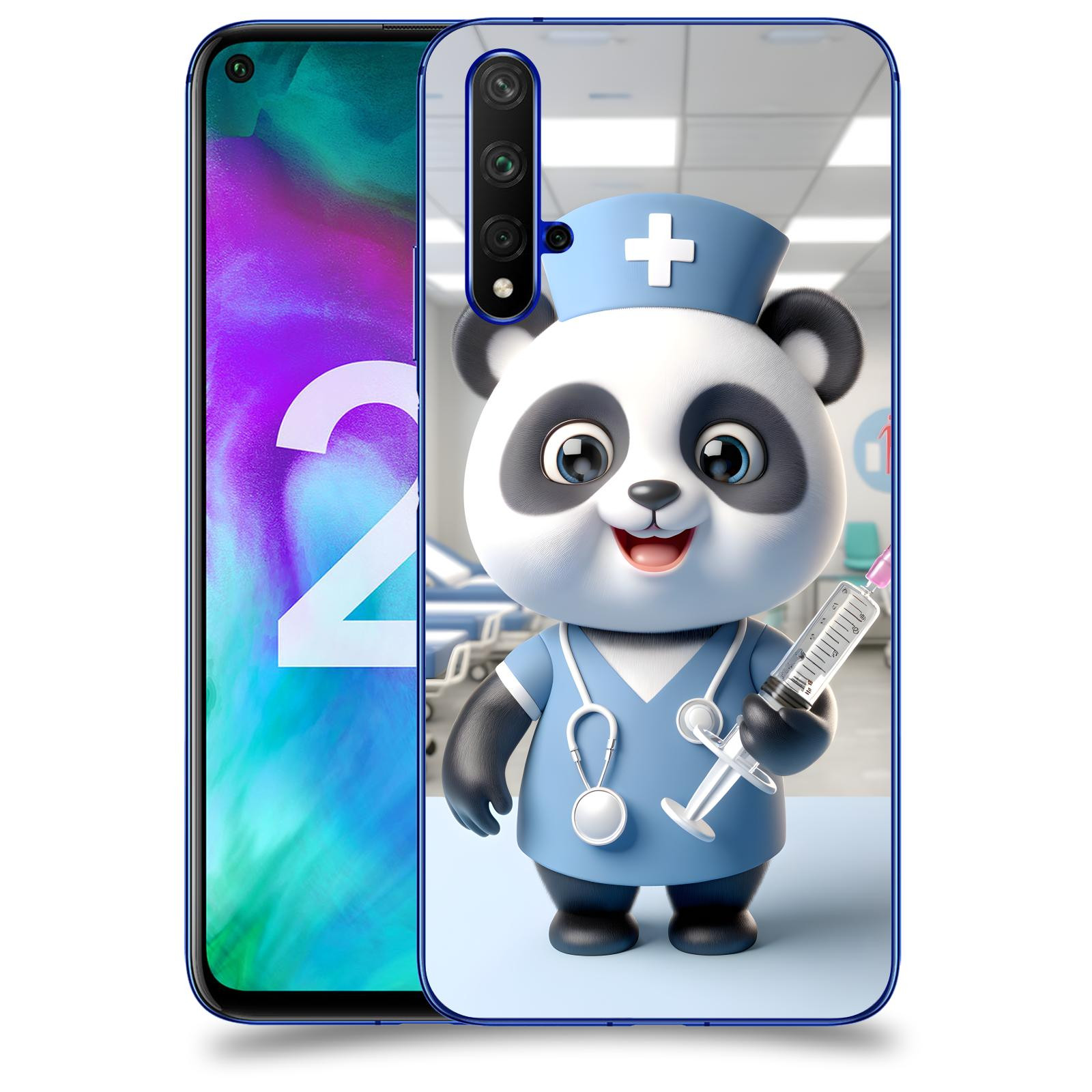 ACOVER Kryt na mobil Honor 20 - Panda doktor 2