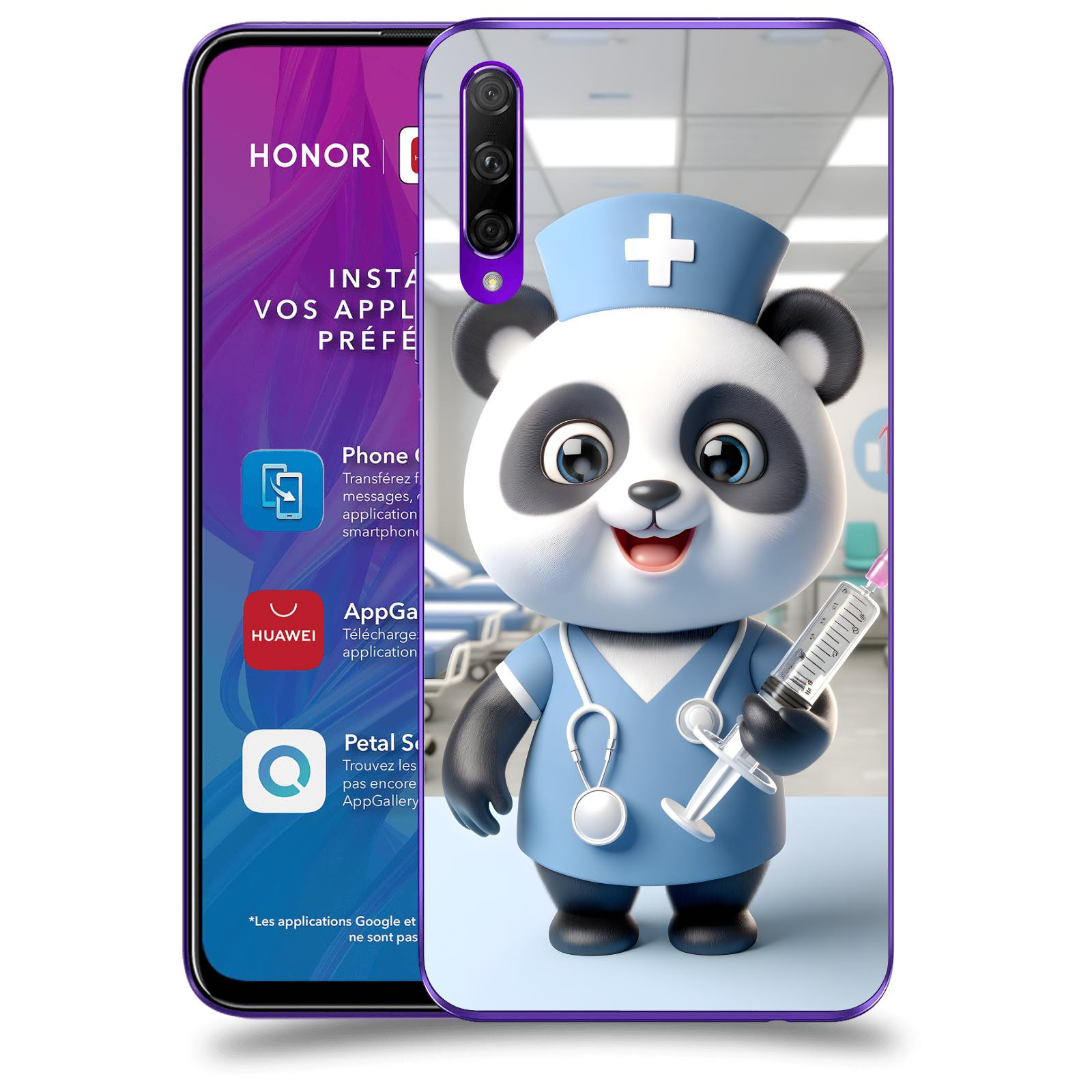 ACOVER Kryt na mobil Honor 9X Pro - Panda doktor 2