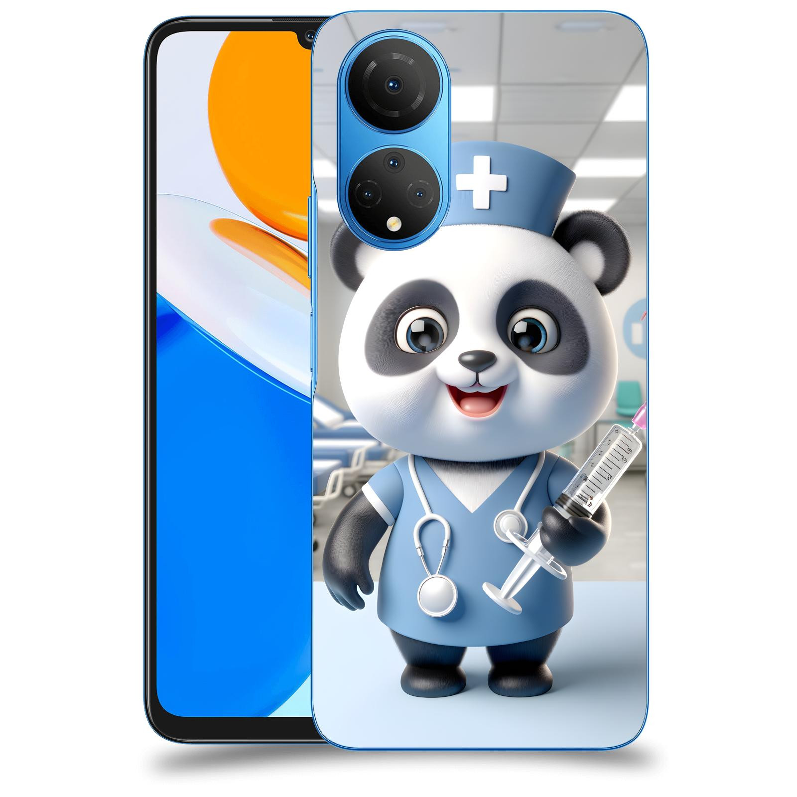 ACOVER Kryt na mobil Honor X7 - Panda doktor 2