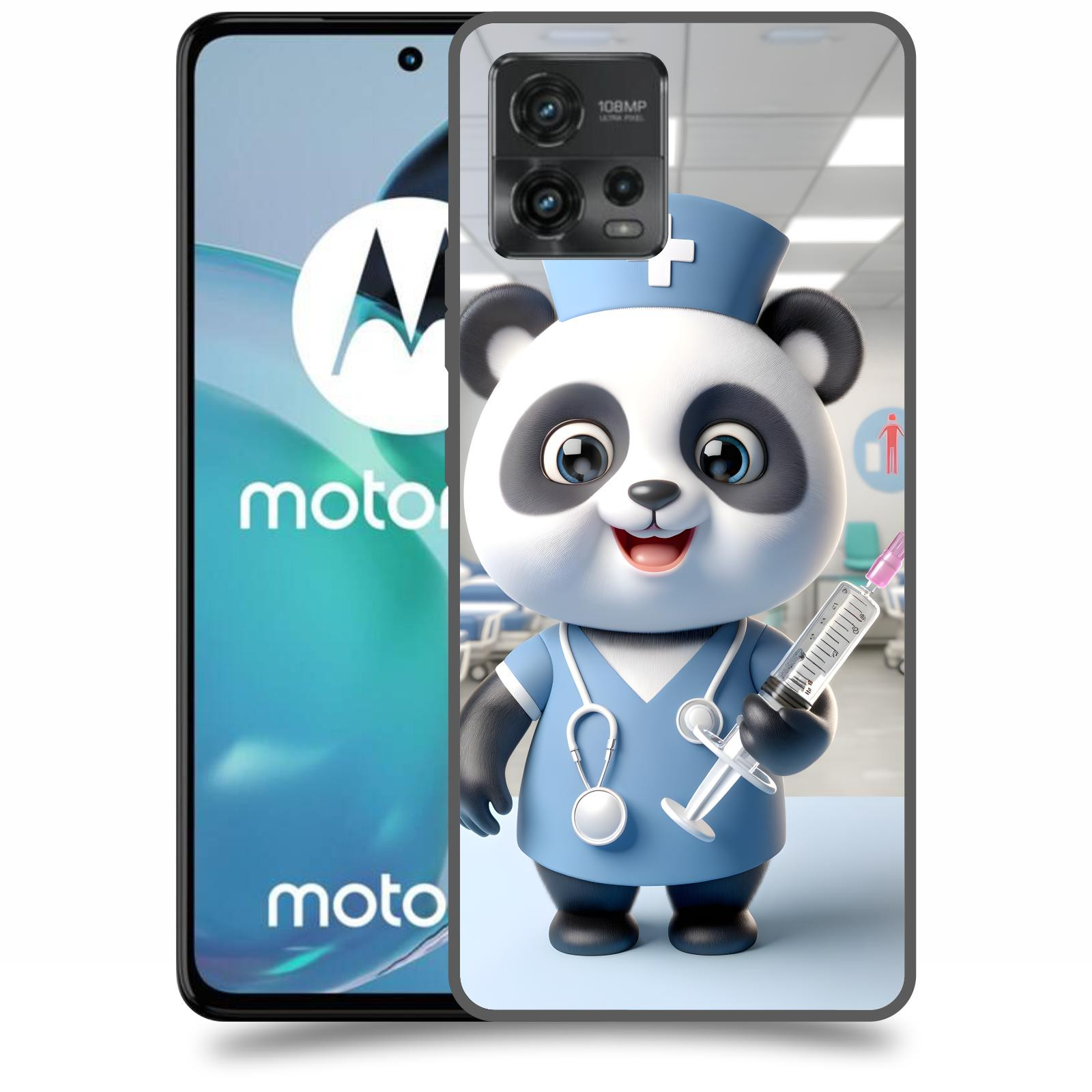 ACOVER Kryt na mobil Motorola Moto G72 - Panda doktor 2