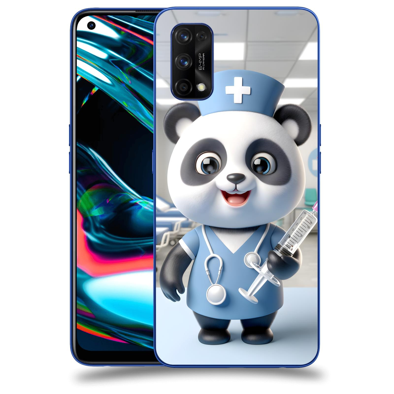 ACOVER Kryt na mobil Realme 7 Pro - Panda doktor 2