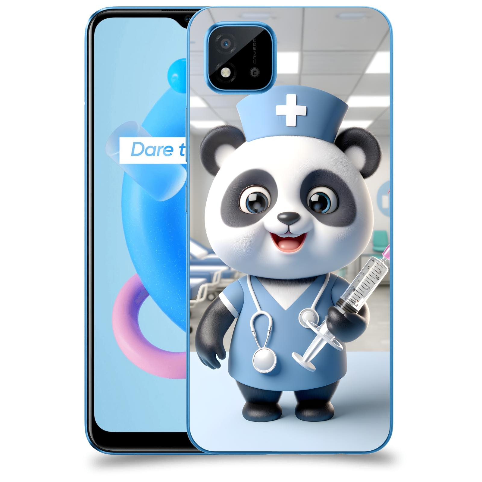 ACOVER Kryt na mobil Realme C11 (2021) - Panda doktor 2
