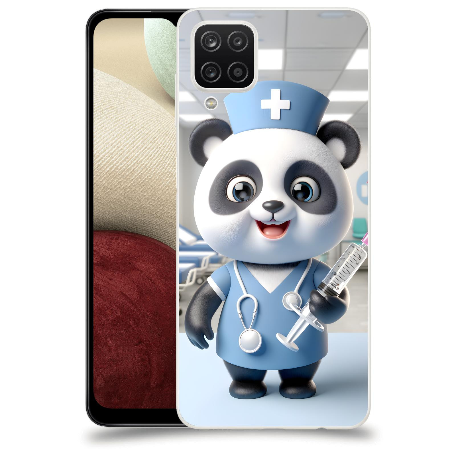 ACOVER Kryt na mobil Samsung Galaxy A12 A125F - Panda doktor 2