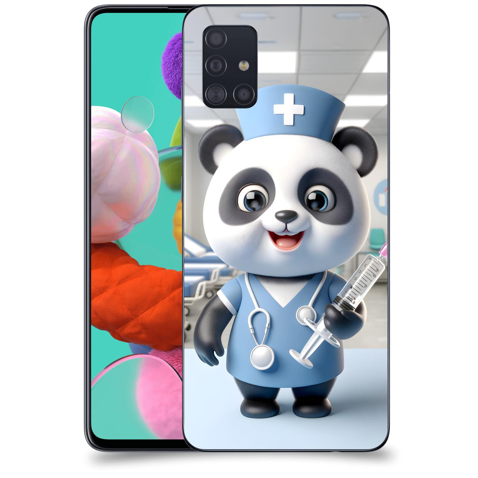 ACOVER Kryt na mobil Samsung Galaxy A51 A515F - Panda doktor 2