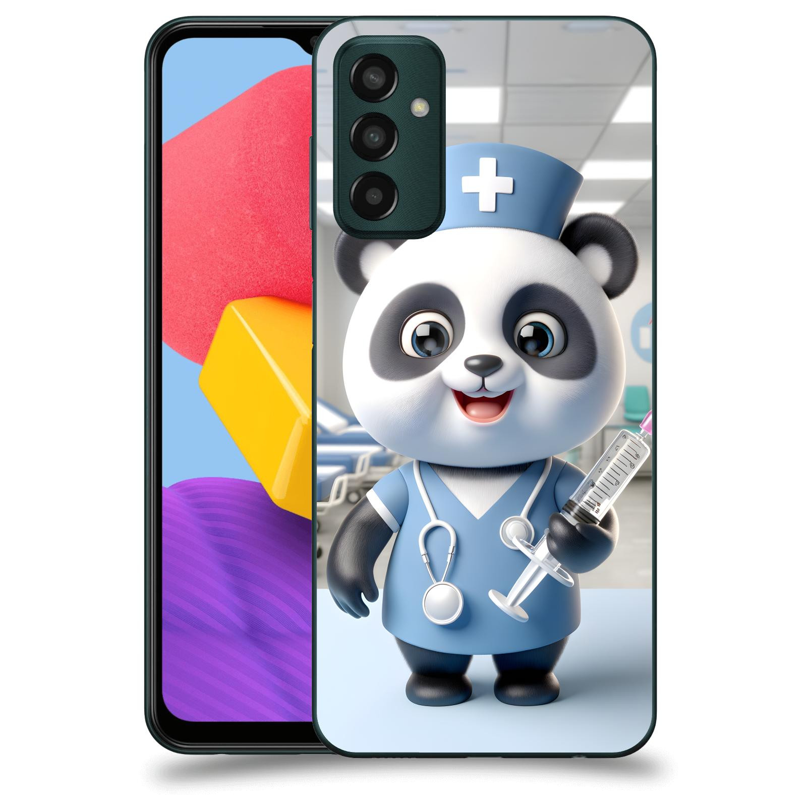 ACOVER Kryt na mobil Samsung Galaxy M13 M135F - Panda doktor 2