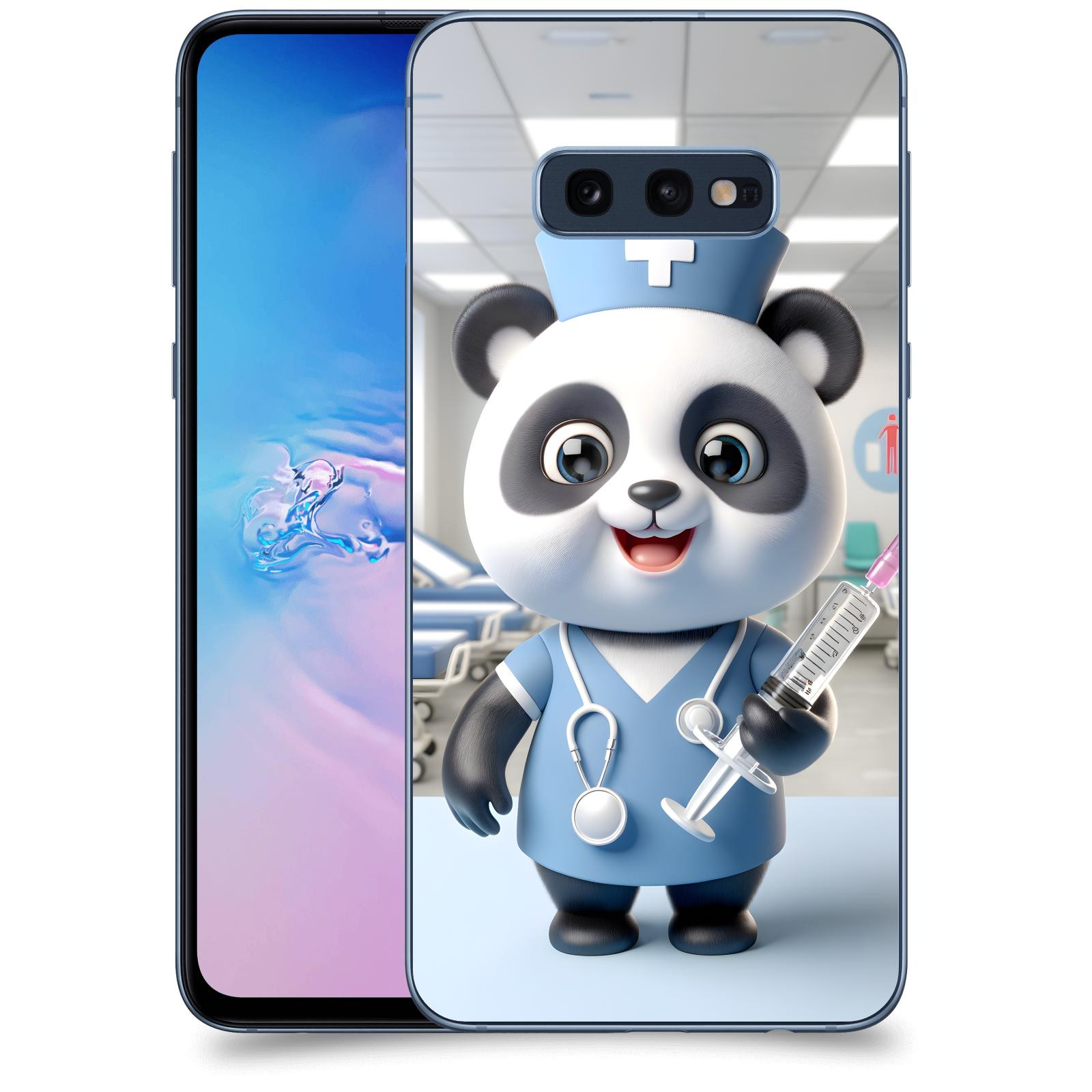 ACOVER Kryt na mobil Samsung Galaxy S10e G970 - Panda doktor 2