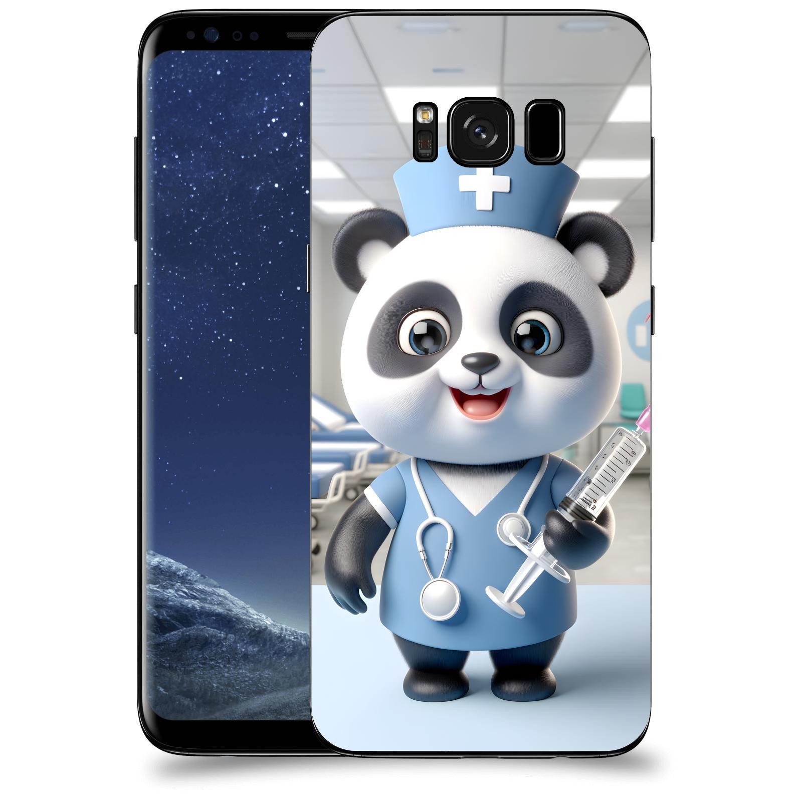 ACOVER Kryt na mobil Samsung Galaxy S8 G950F - Panda doktor 2