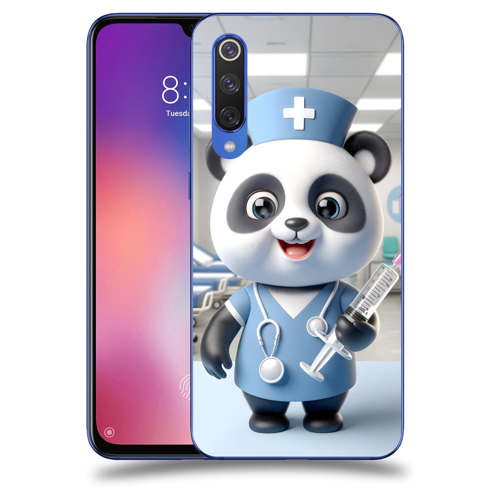 ACOVER Kryt na mobil Xiaomi Mi 9 SE - Panda doktor 2