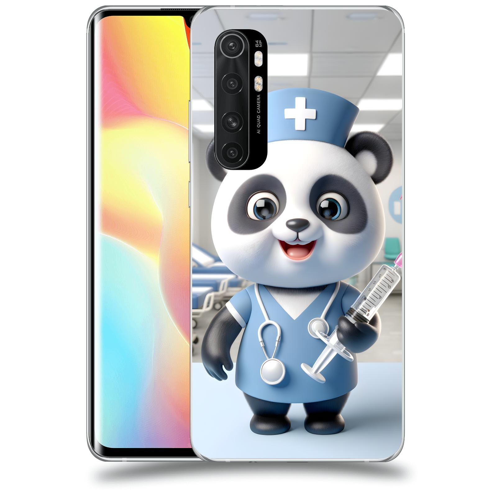 ACOVER Kryt na mobil Xiaomi Mi Note 10 Lite - Panda doktor 2