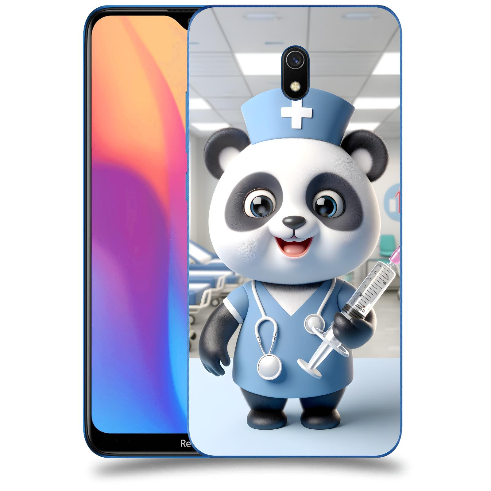 ACOVER Kryt na mobil Xiaomi Redmi 8A - Panda doktor 2