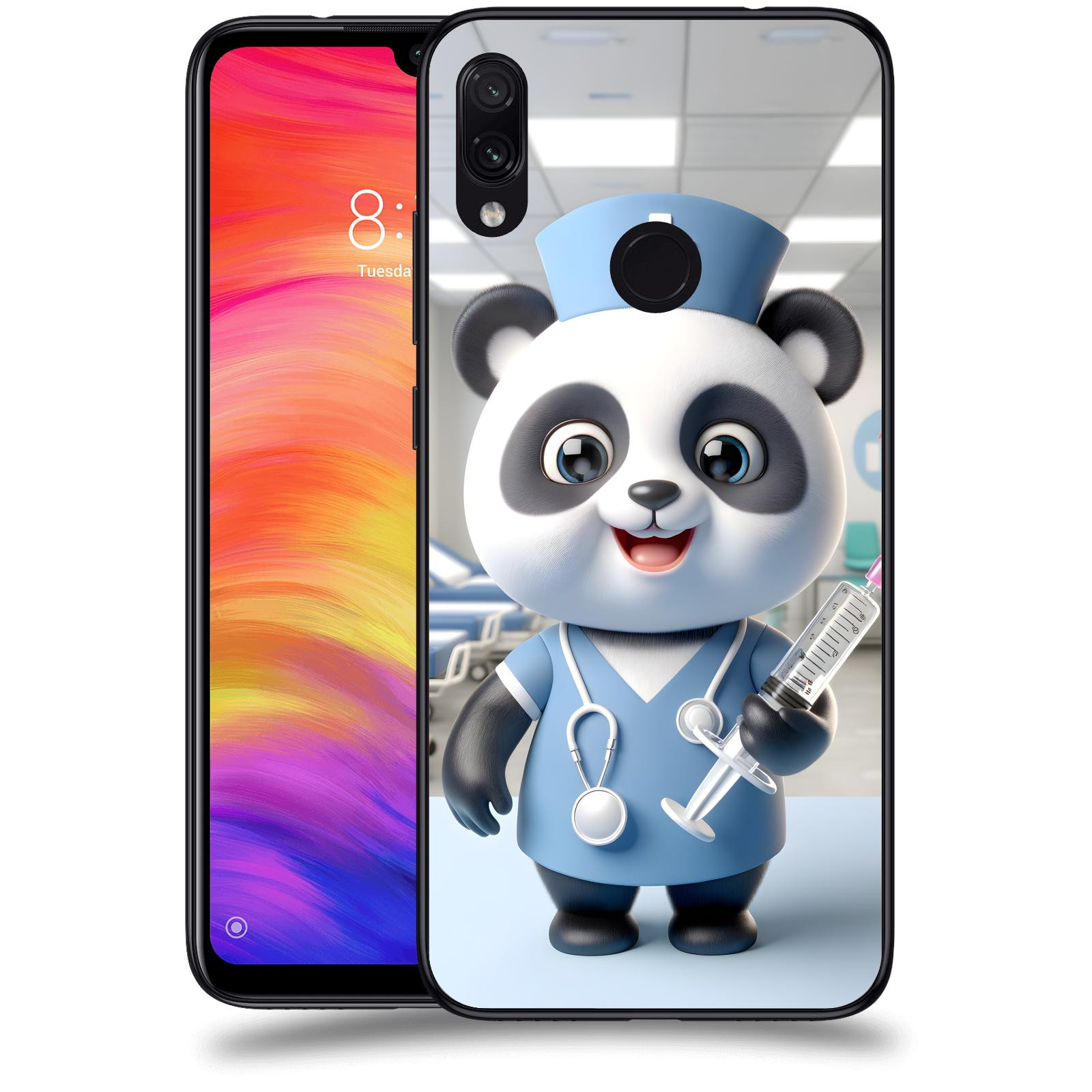 ACOVER Kryt na mobil Xiaomi Redmi Note 7 - Panda doktor 2