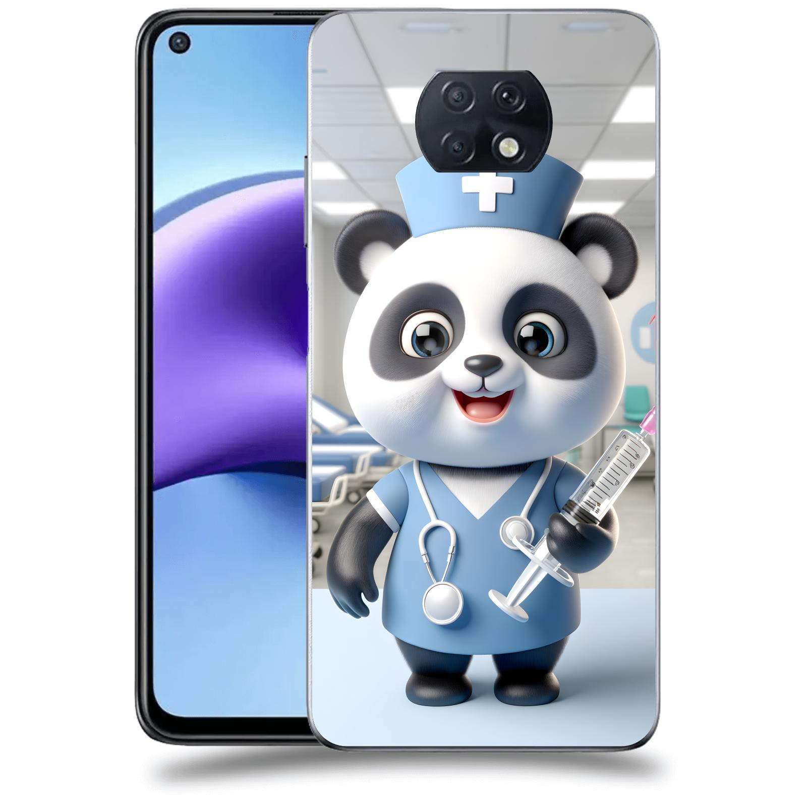 ACOVER Kryt na mobil Xiaomi Redmi Note 9T - Panda doktor 2