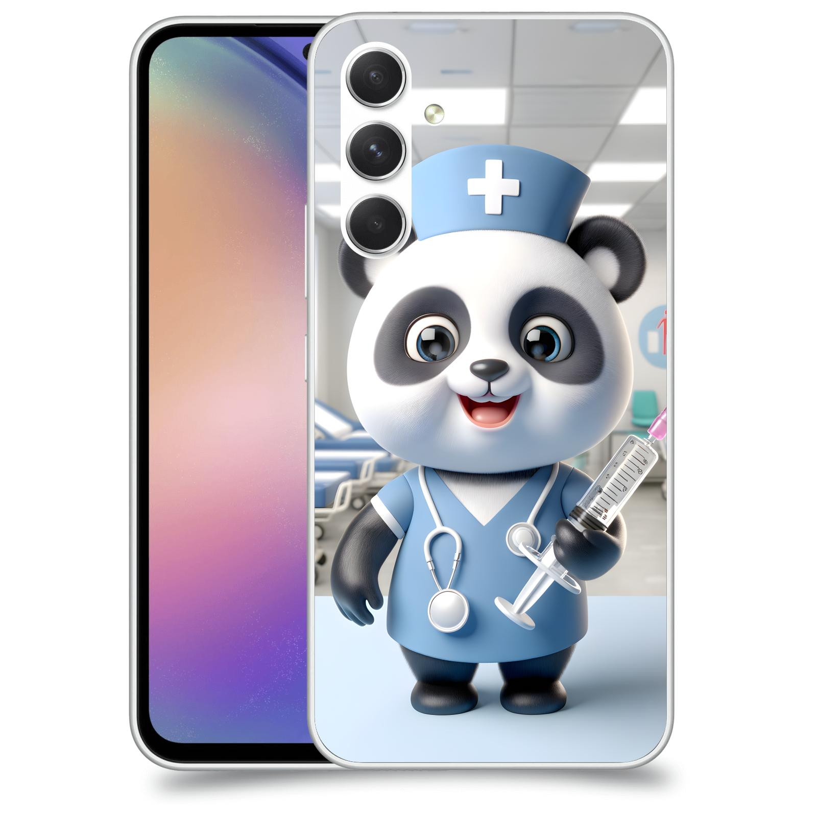 ACOVER Kryt na mobil Samsung Galaxy M54 5G - Panda doktor 2