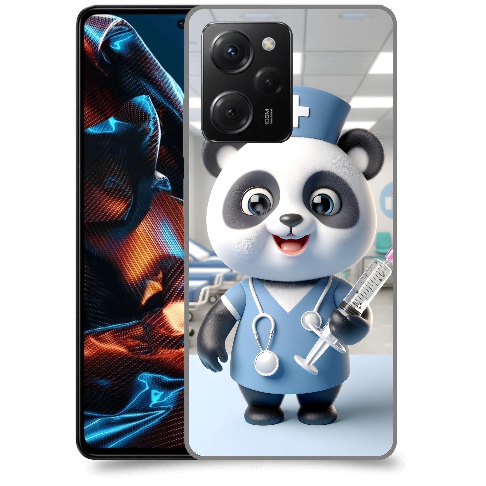 ACOVER Kryt na mobil Xiaomi Poco X5 Pro - Panda doktor 2