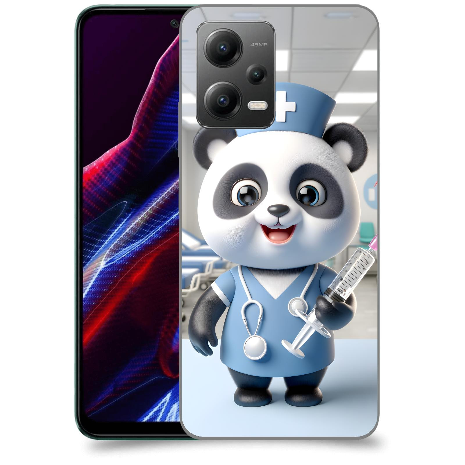 ACOVER Kryt na mobil Xiaomi Poco X5 - Panda doktor 2
