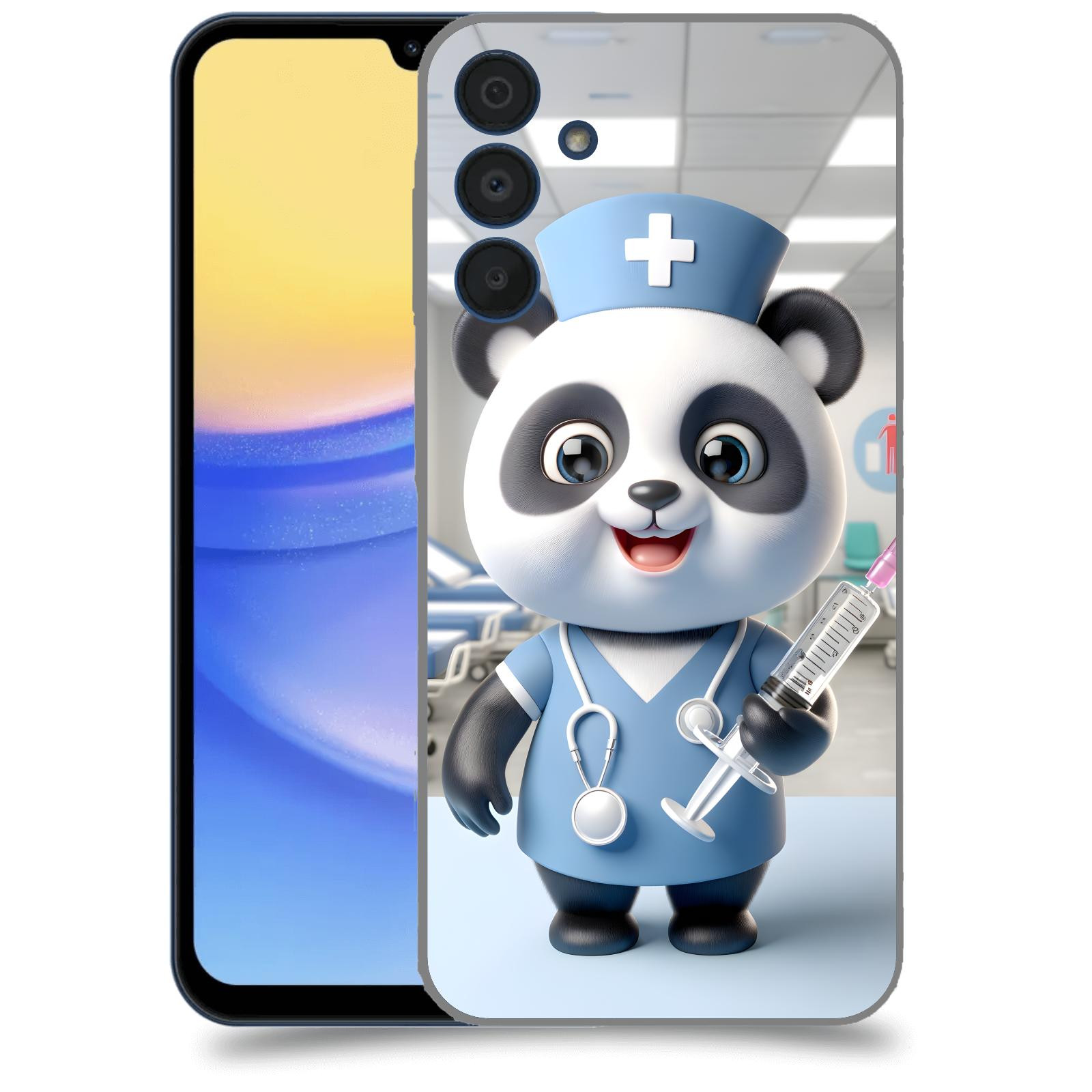 ACOVER Kryt na mobil Samsung Galaxy A15 5G - Panda doktor 2