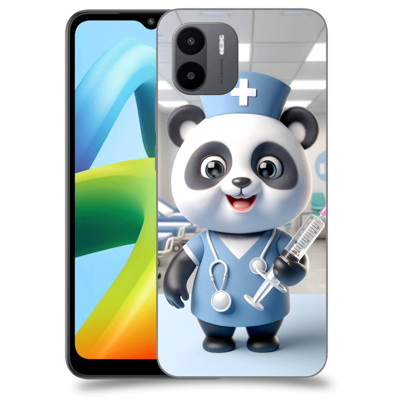 ACOVER Kryt na mobil Xiaomi Redmi A1+ - Panda doktor 2
