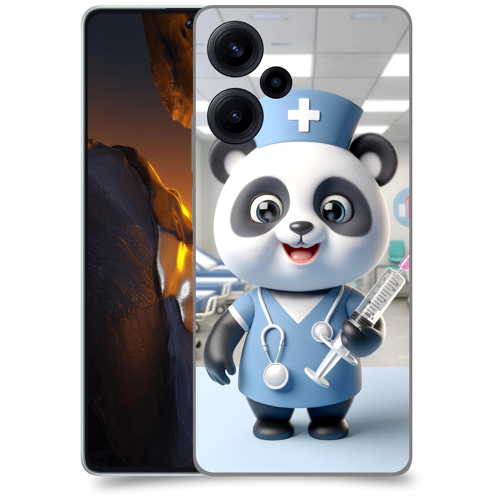 ACOVER Kryt na mobil Xiaomi Poco F5 - Panda doktor 2