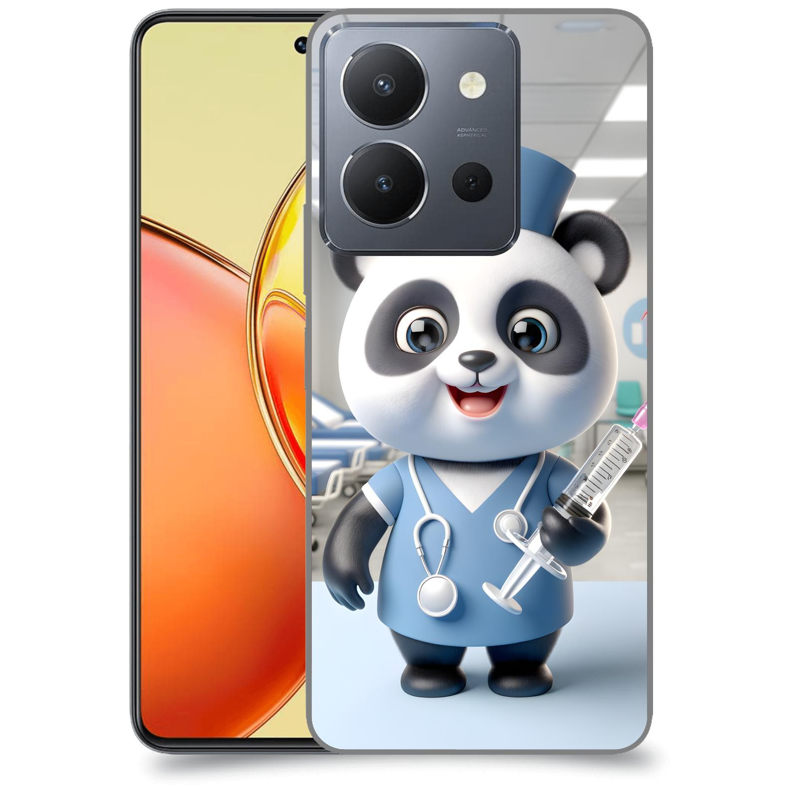 ACOVER Kryt na mobil Vivo Y36 - Panda doktor 2