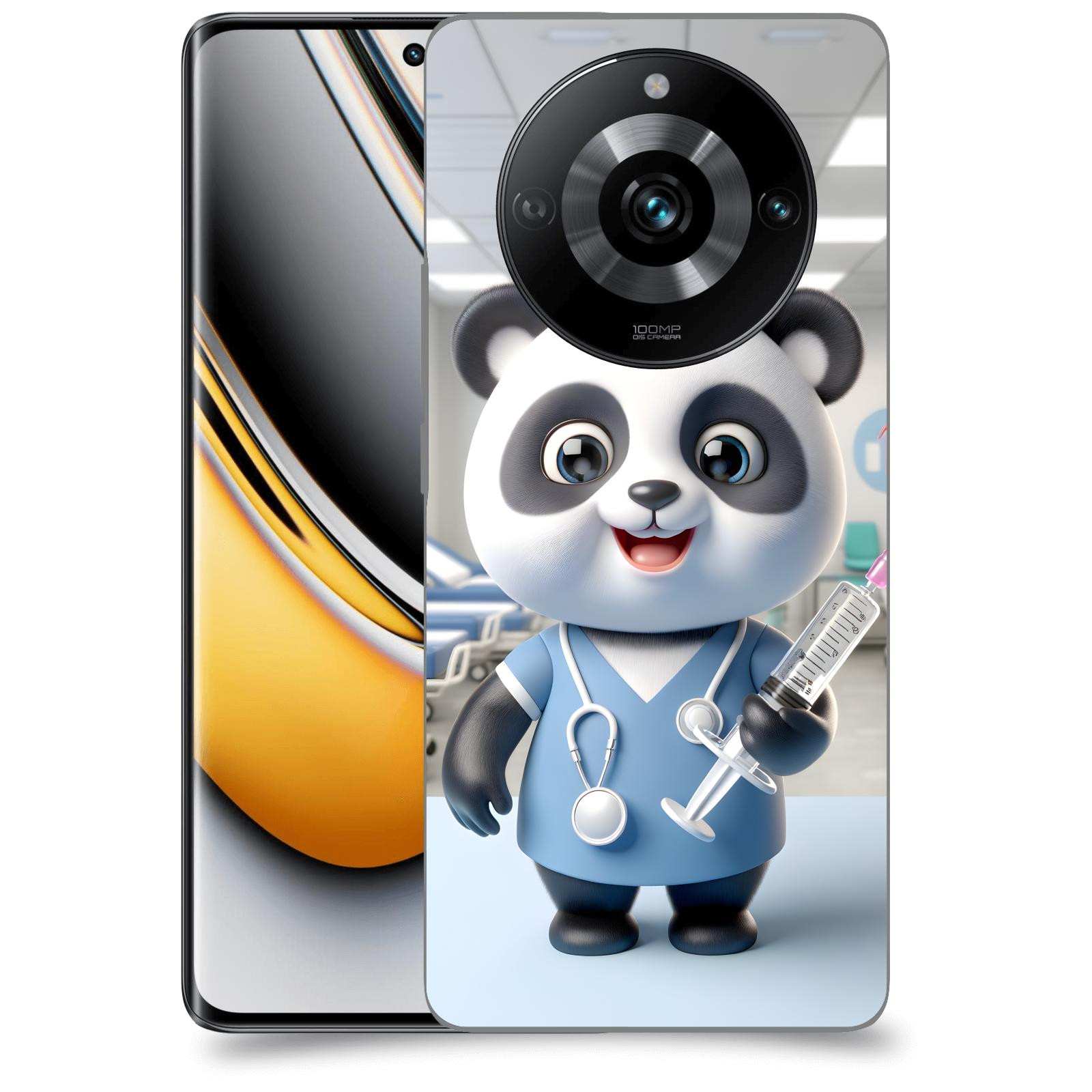 ACOVER Kryt na mobil Realme 11 Pro 5G - Panda doktor 2