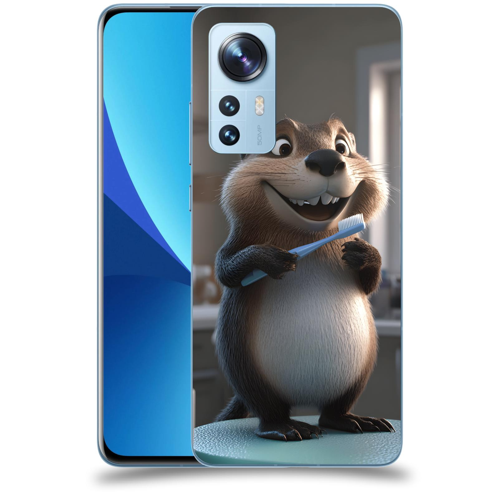 ACOVER Kryt na mobil Xiaomi 12X - Bobr zubař