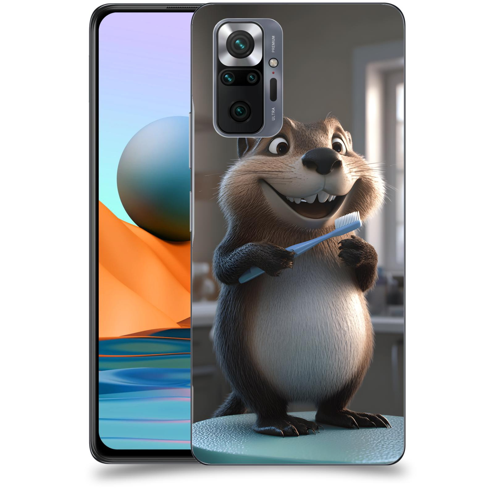 ACOVER Kryt na mobil Xiaomi Redmi Note 10 Pro - Bobr zubař