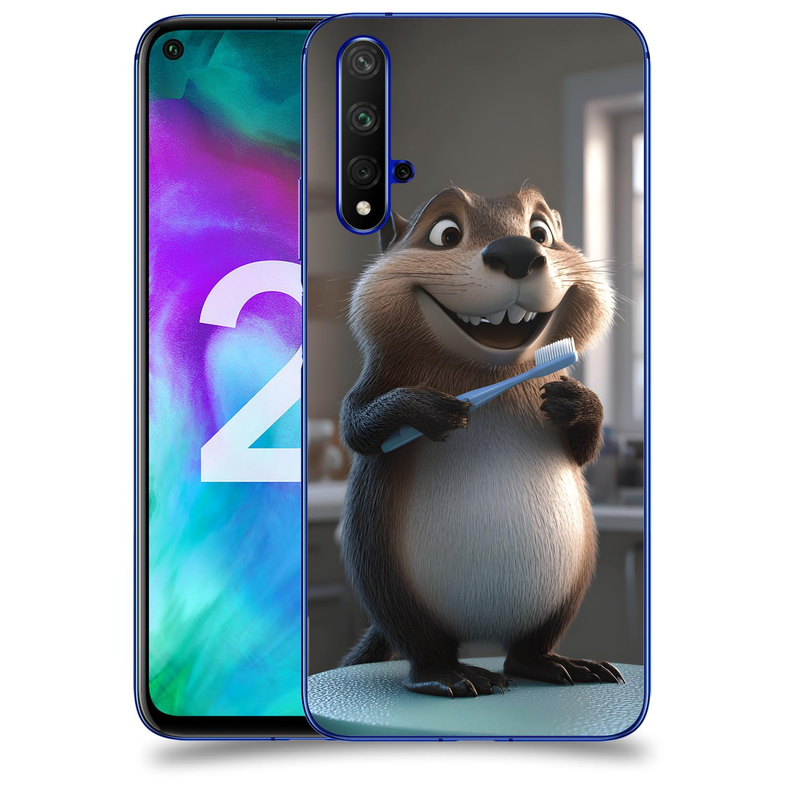 ACOVER Kryt na mobil Honor 20 - Bobr zubař
