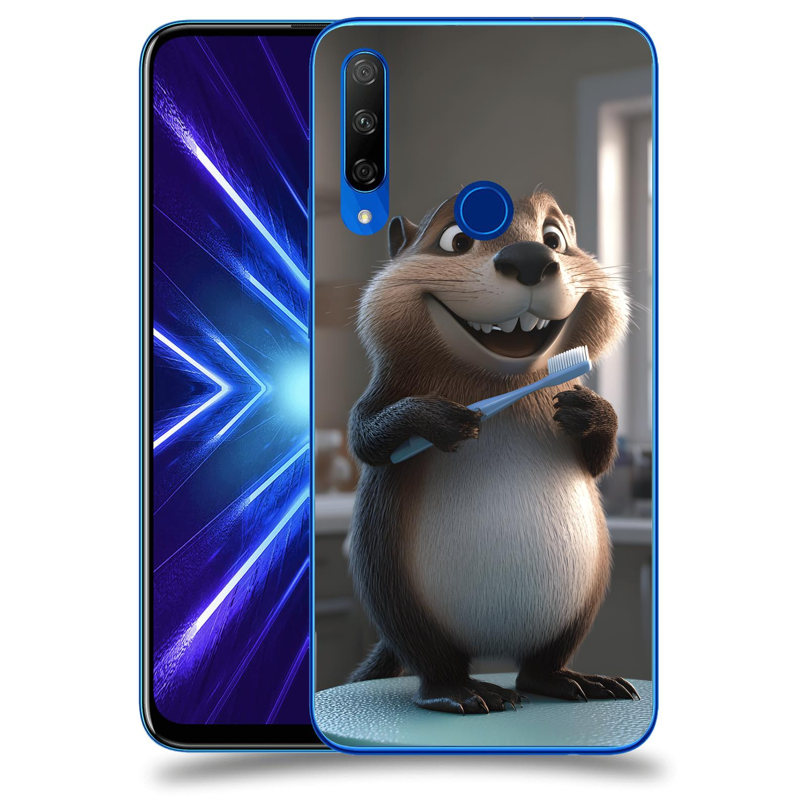 ACOVER Kryt na mobil Honor 9X - Bobr zubař