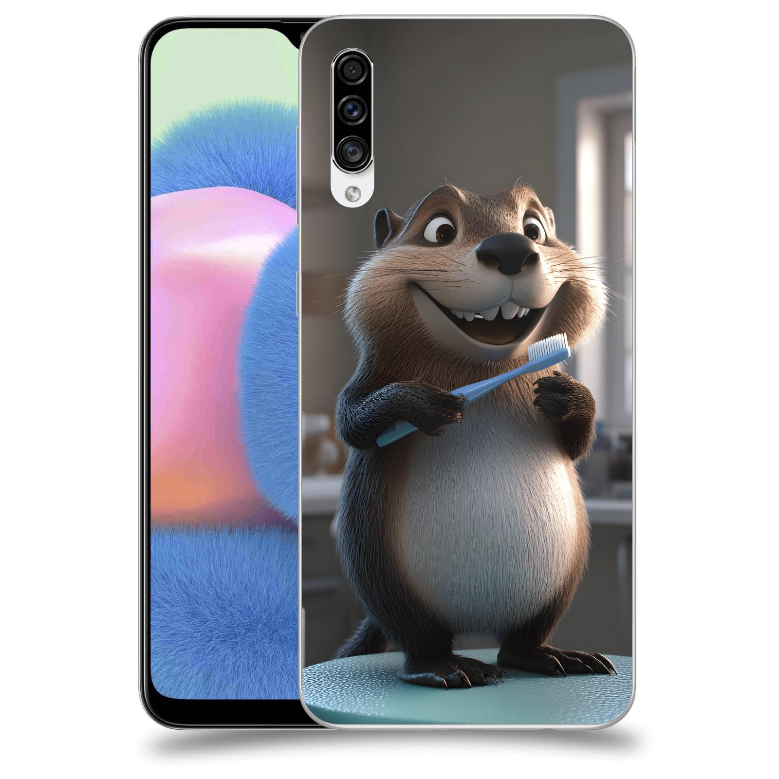ACOVER Kryt na mobil Samsung Galaxy A30s A307F - Bobr zubař