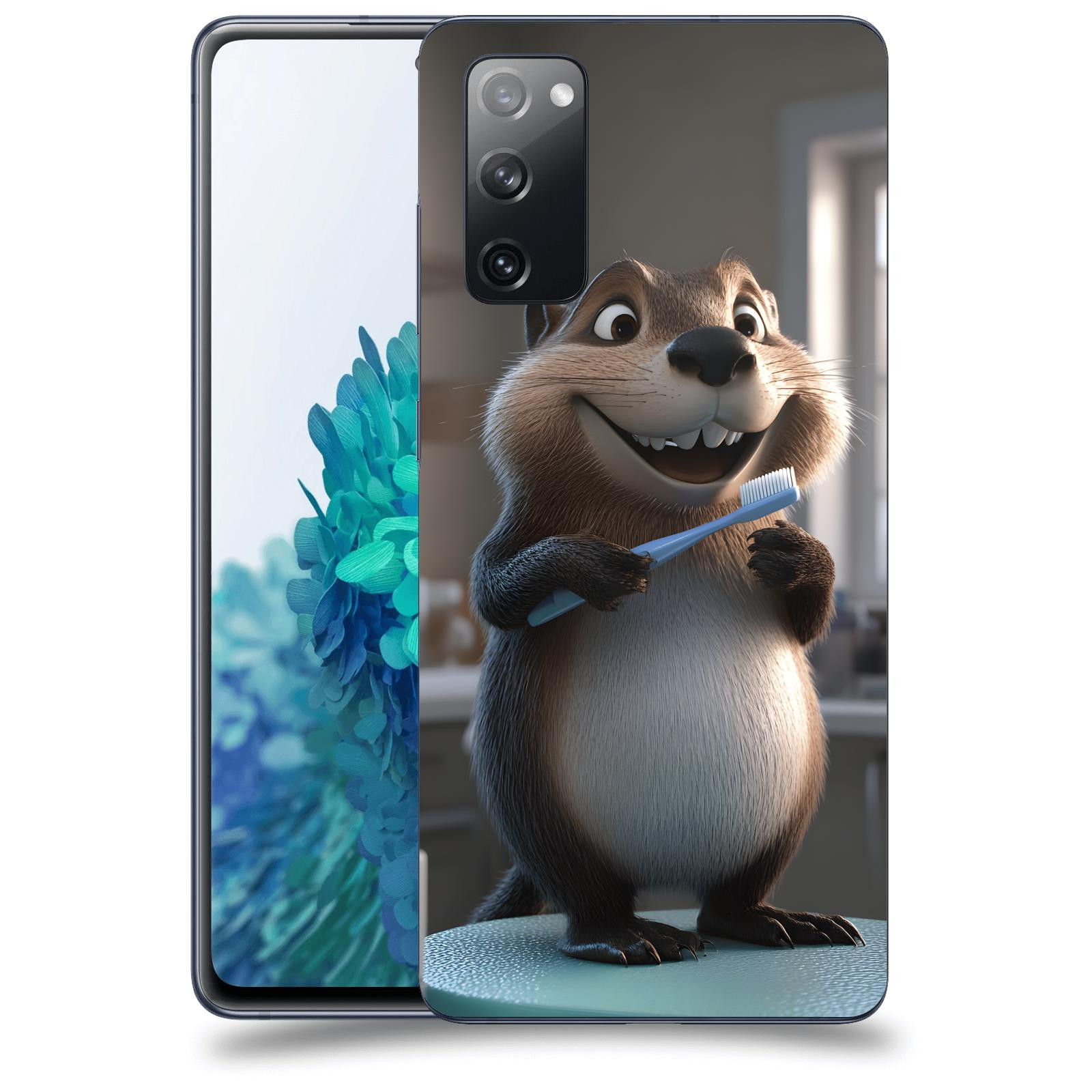 ACOVER Kryt na mobil Samsung Galaxy S20 FE - Bobr zubař