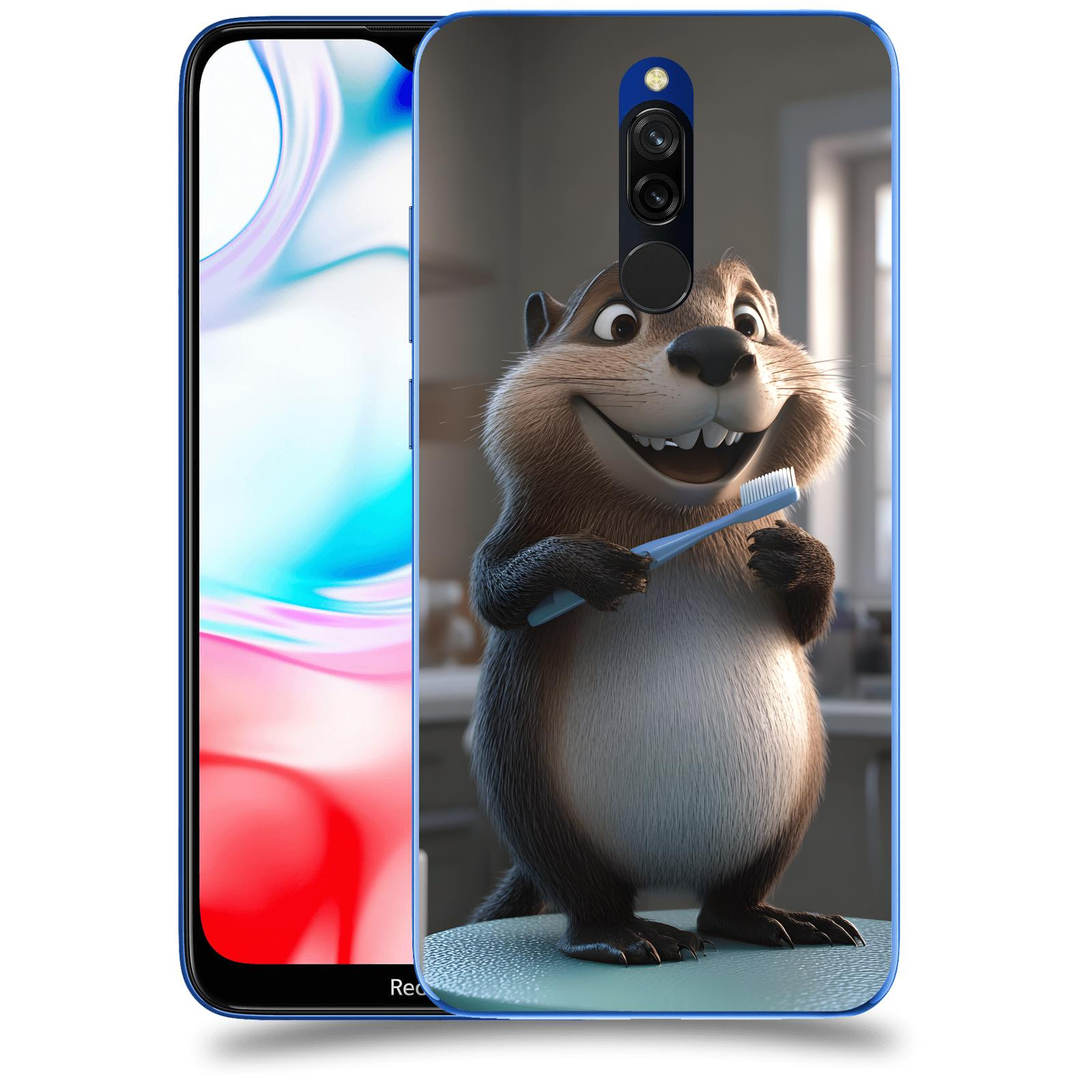 ACOVER Kryt na mobil Xiaomi Redmi 8 - Bobr zubař