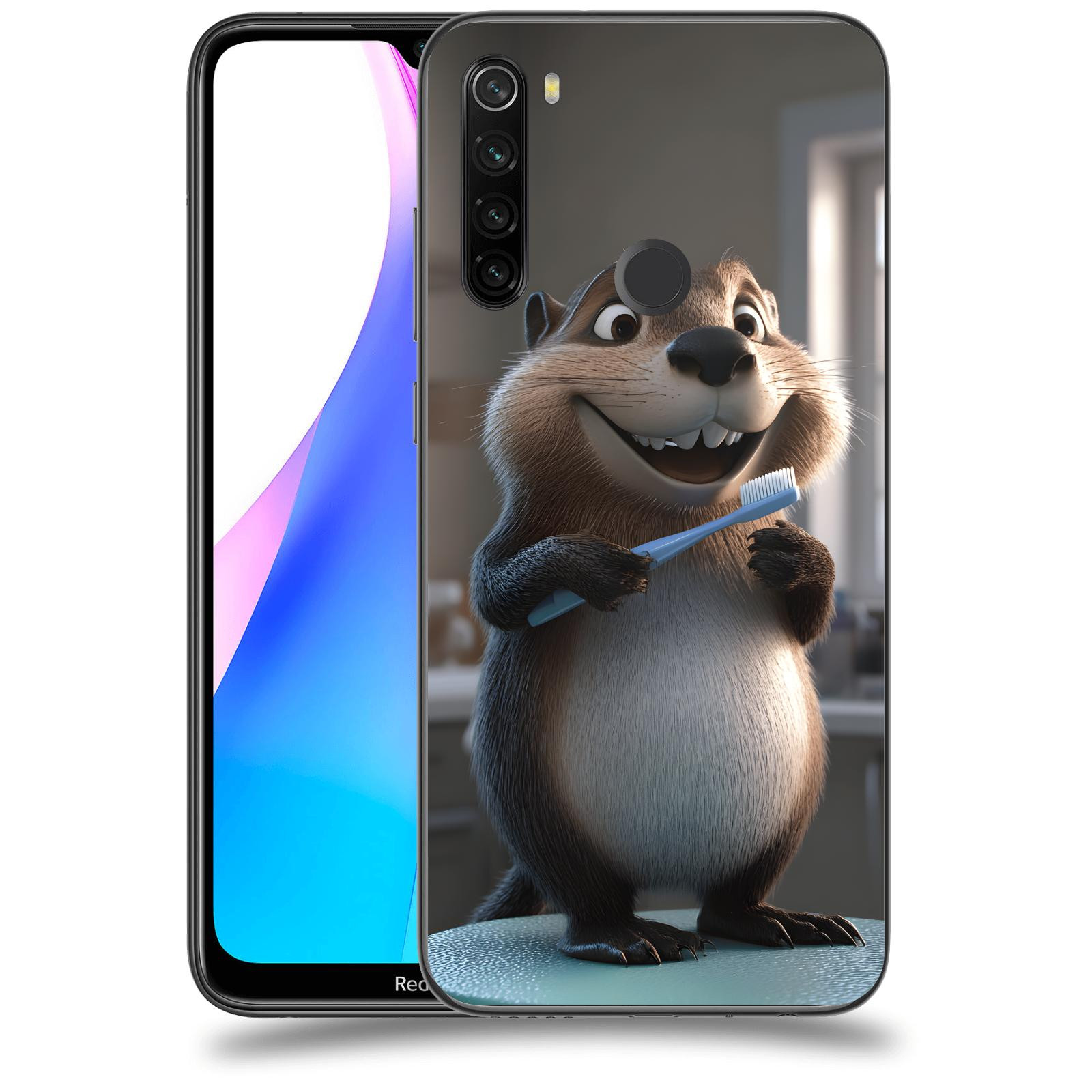 ACOVER Kryt na mobil Xiaomi Redmi Note 8T - Bobr zubař