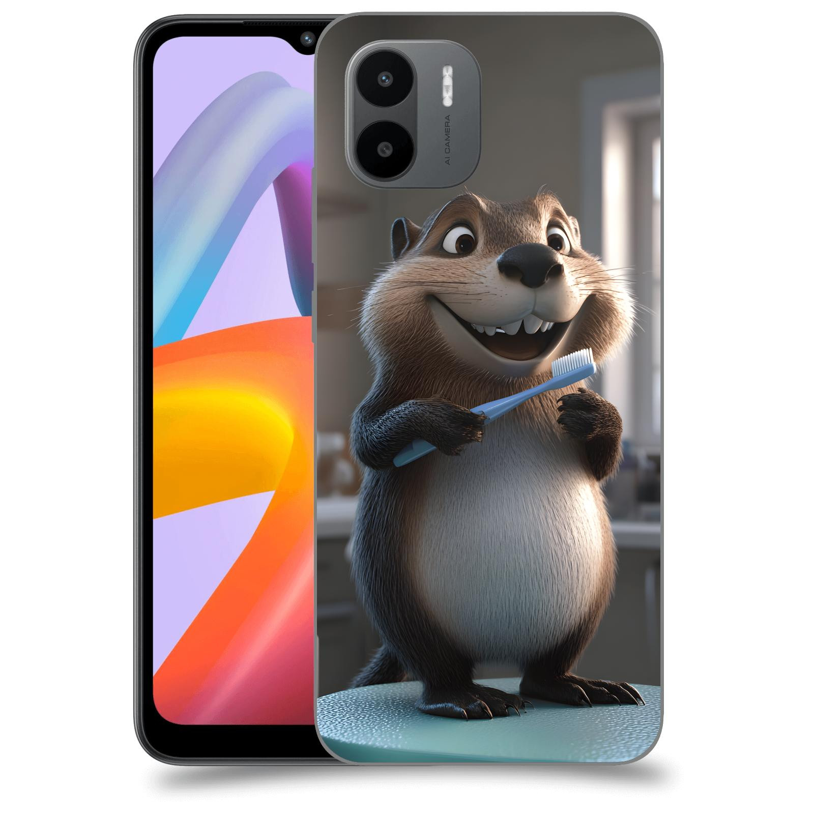 ACOVER Kryt na mobil Xiaomi Redmi A2+ - Bobr zubař