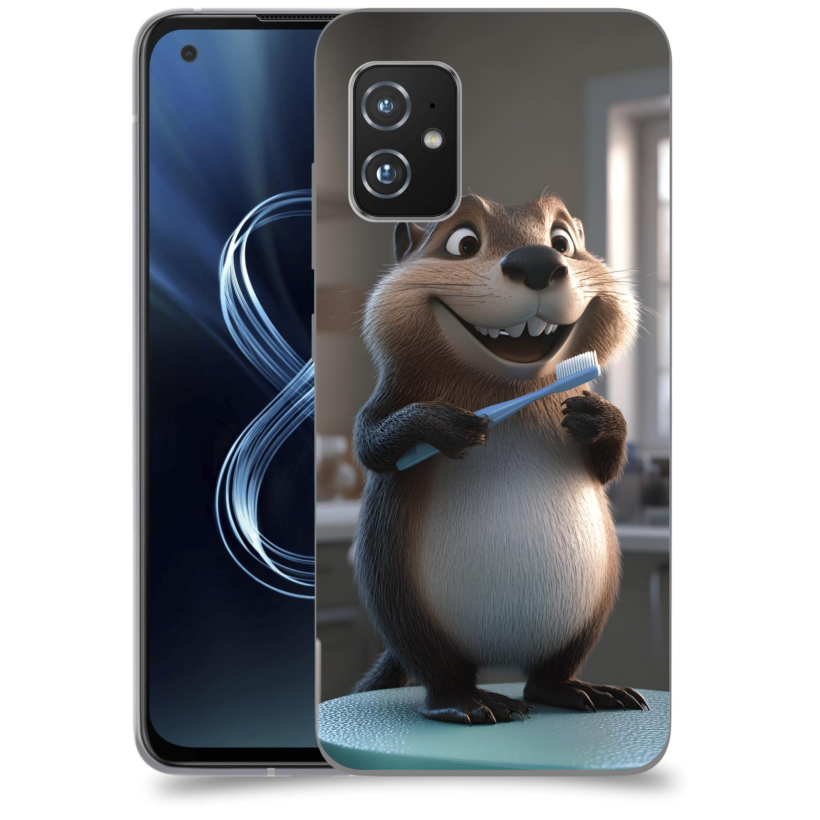 ACOVER Kryt na mobil Honor Magic5 Lite 5G - Bobr zubař