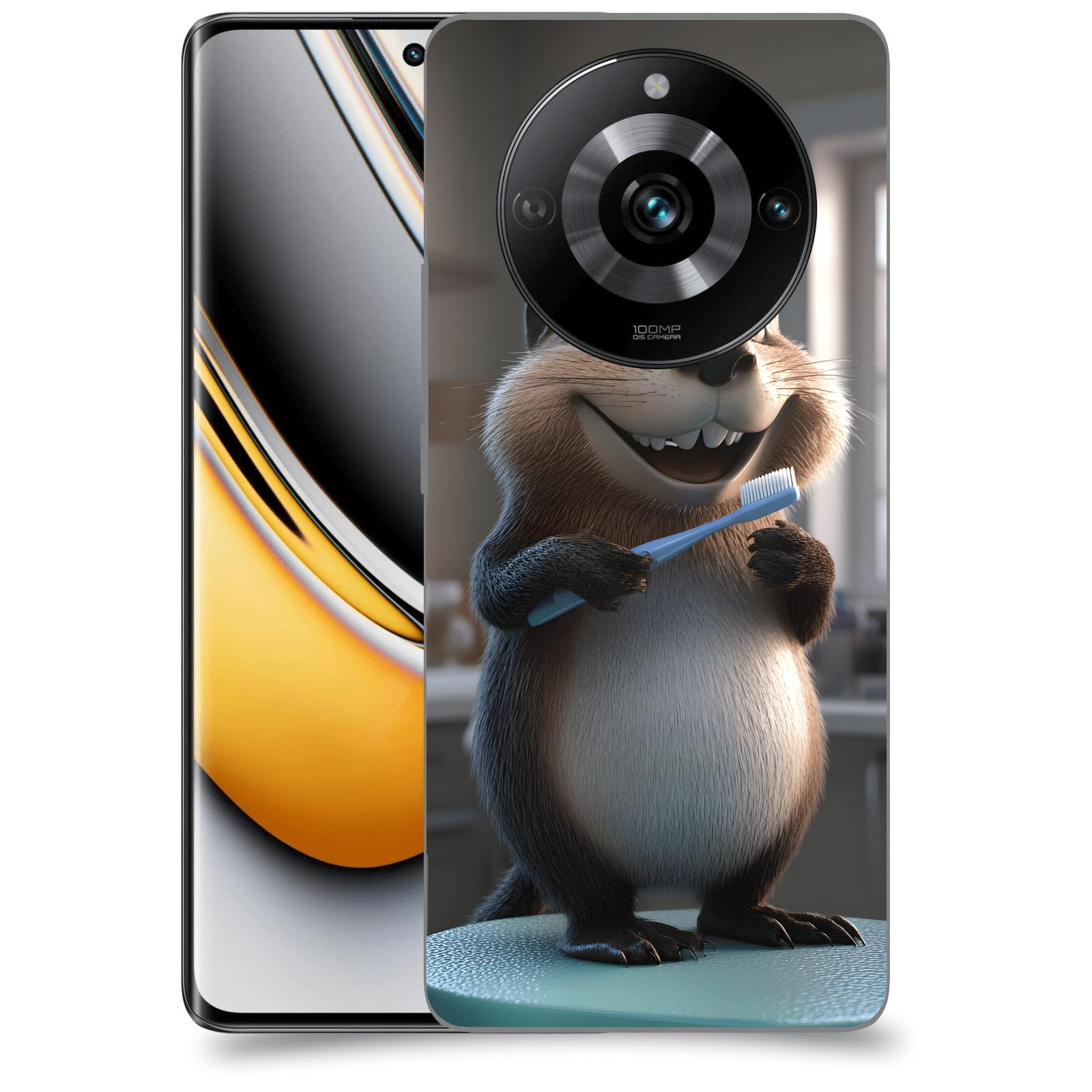 ACOVER Kryt na mobil Realme 11 Pro 5G - Bobr zubař