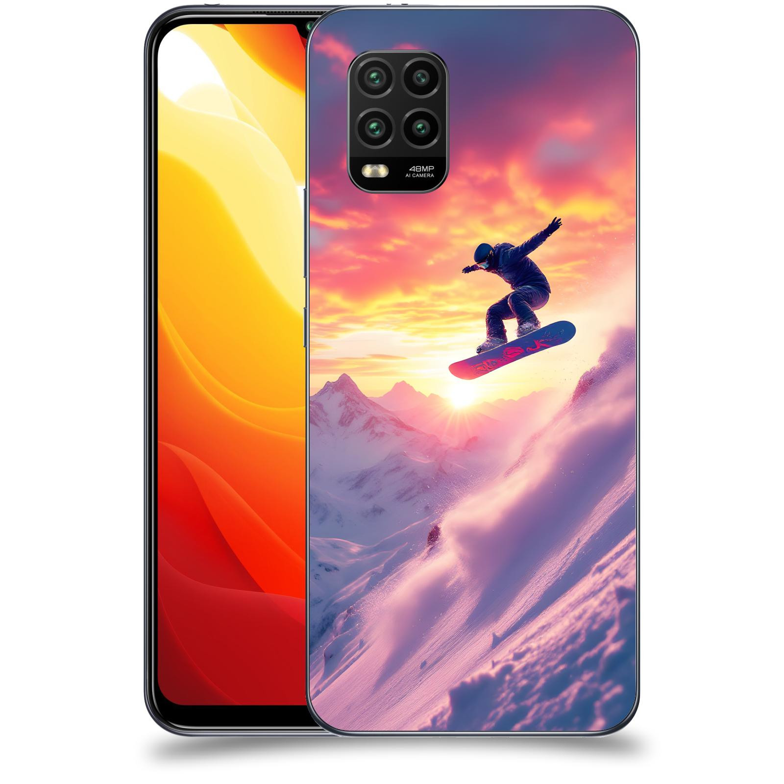 ACOVER Kryt na mobil Xiaomi Mi 10 Lite - Snowboard