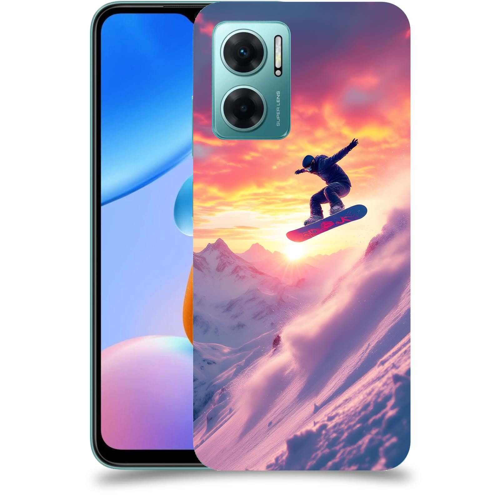 ACOVER Kryt na mobil Xiaomi Redmi 10 5G - Snowboard