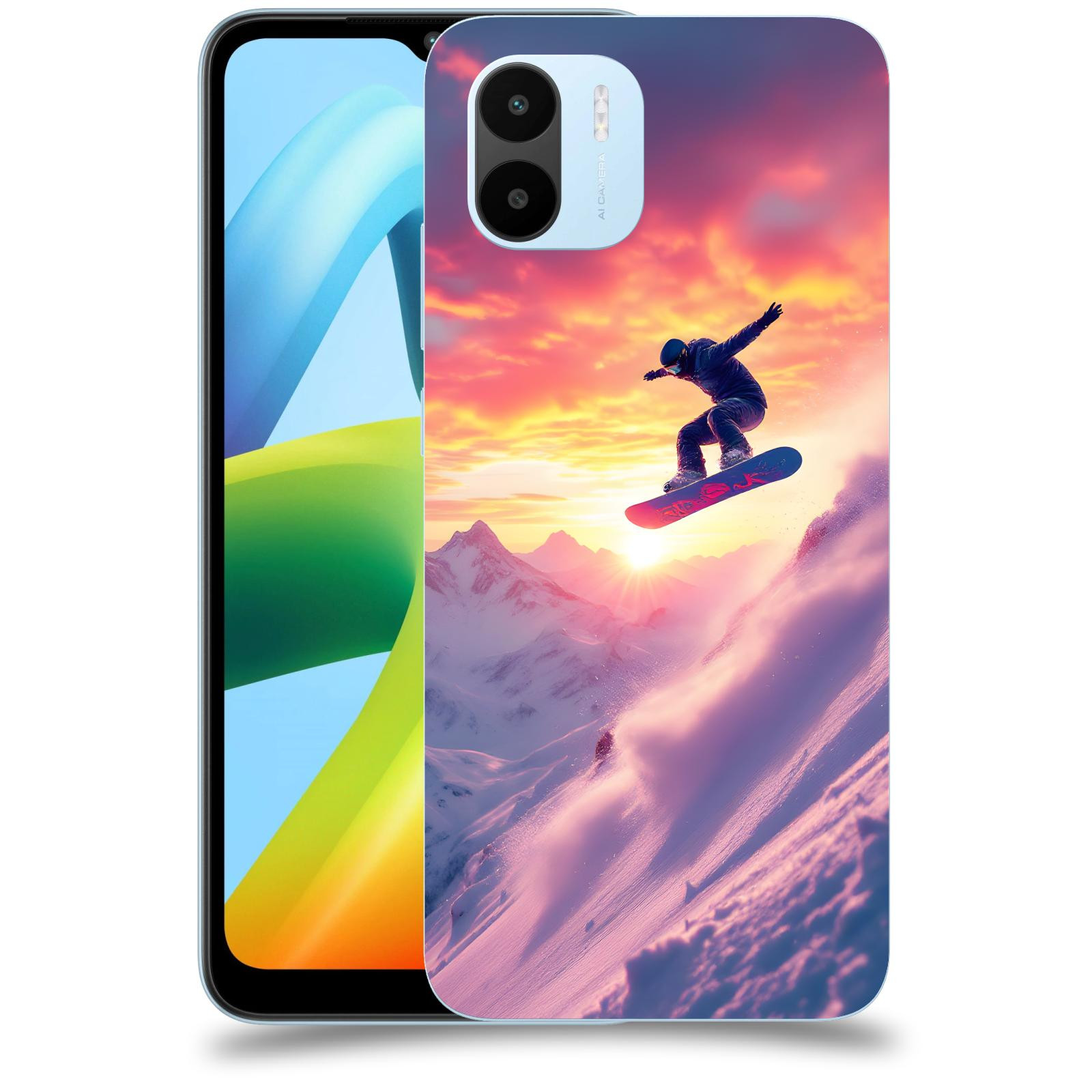 ACOVER Kryt na mobil Xiaomi Redmi A1 - Snowboard