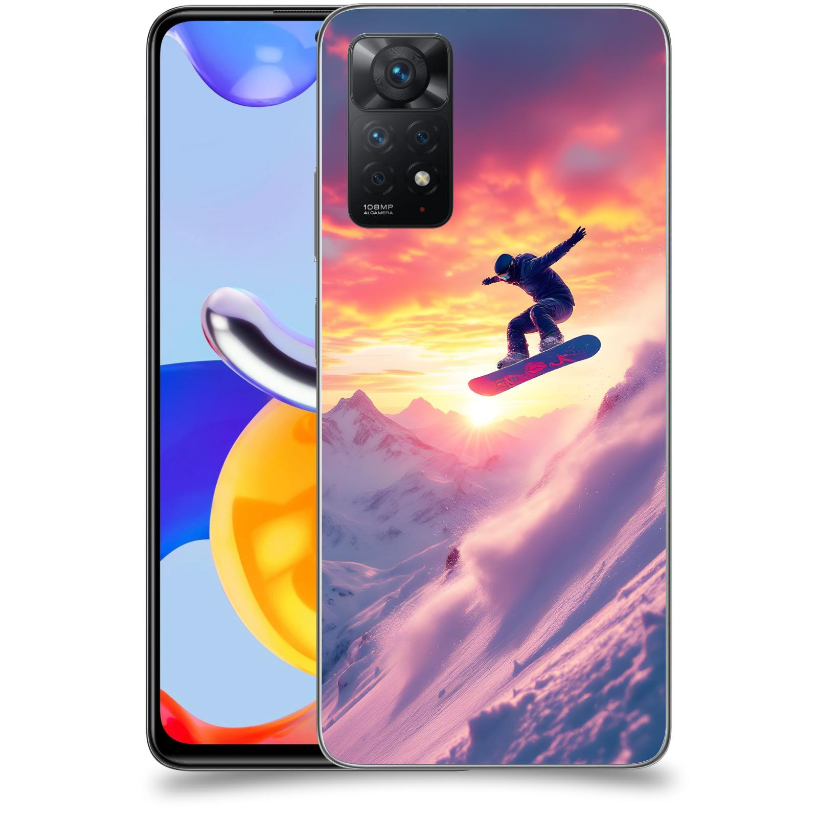 ACOVER Kryt na mobil Xiaomi Redmi Note 11 Pro - Snowboard