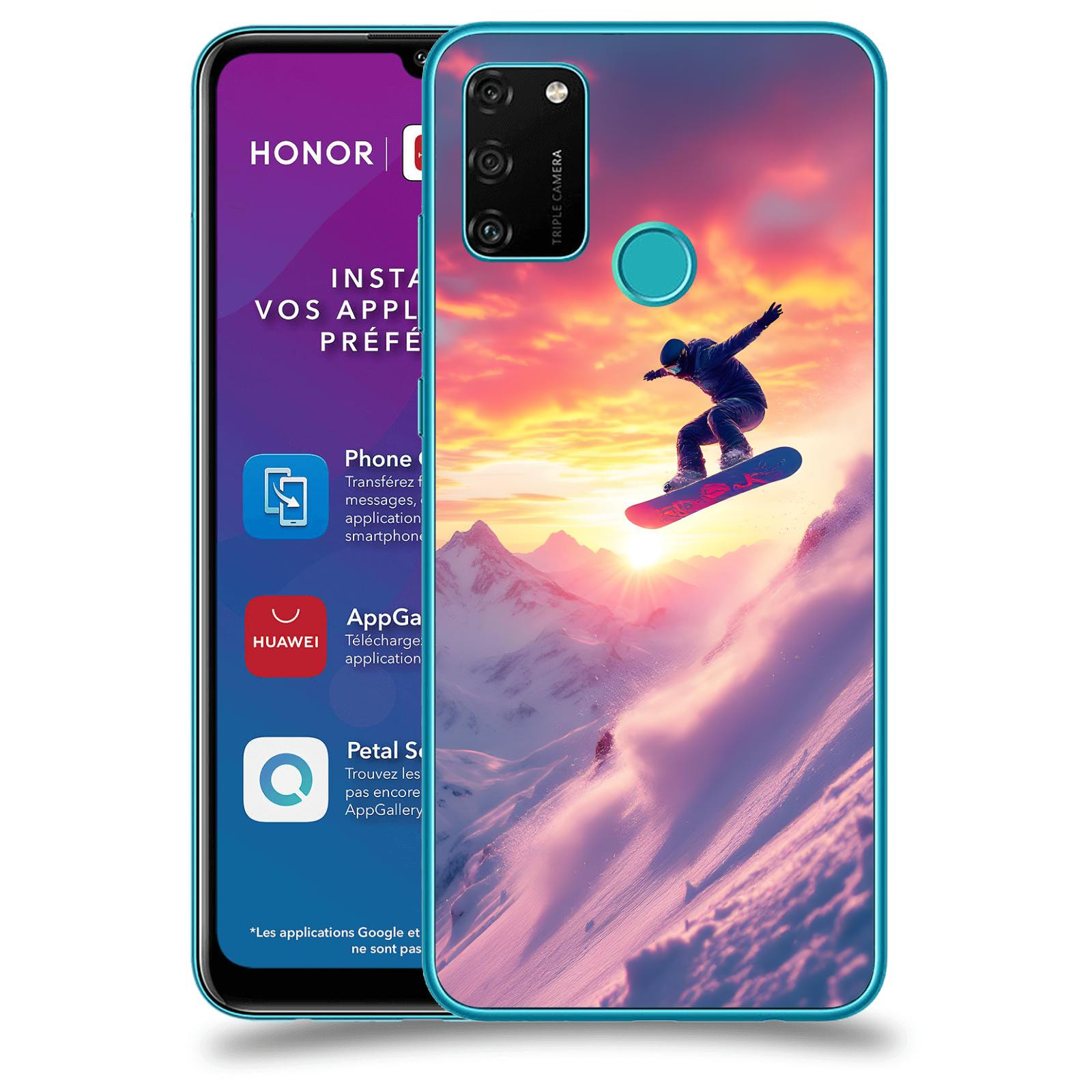 ACOVER Kryt na mobil Honor 9A - Snowboard