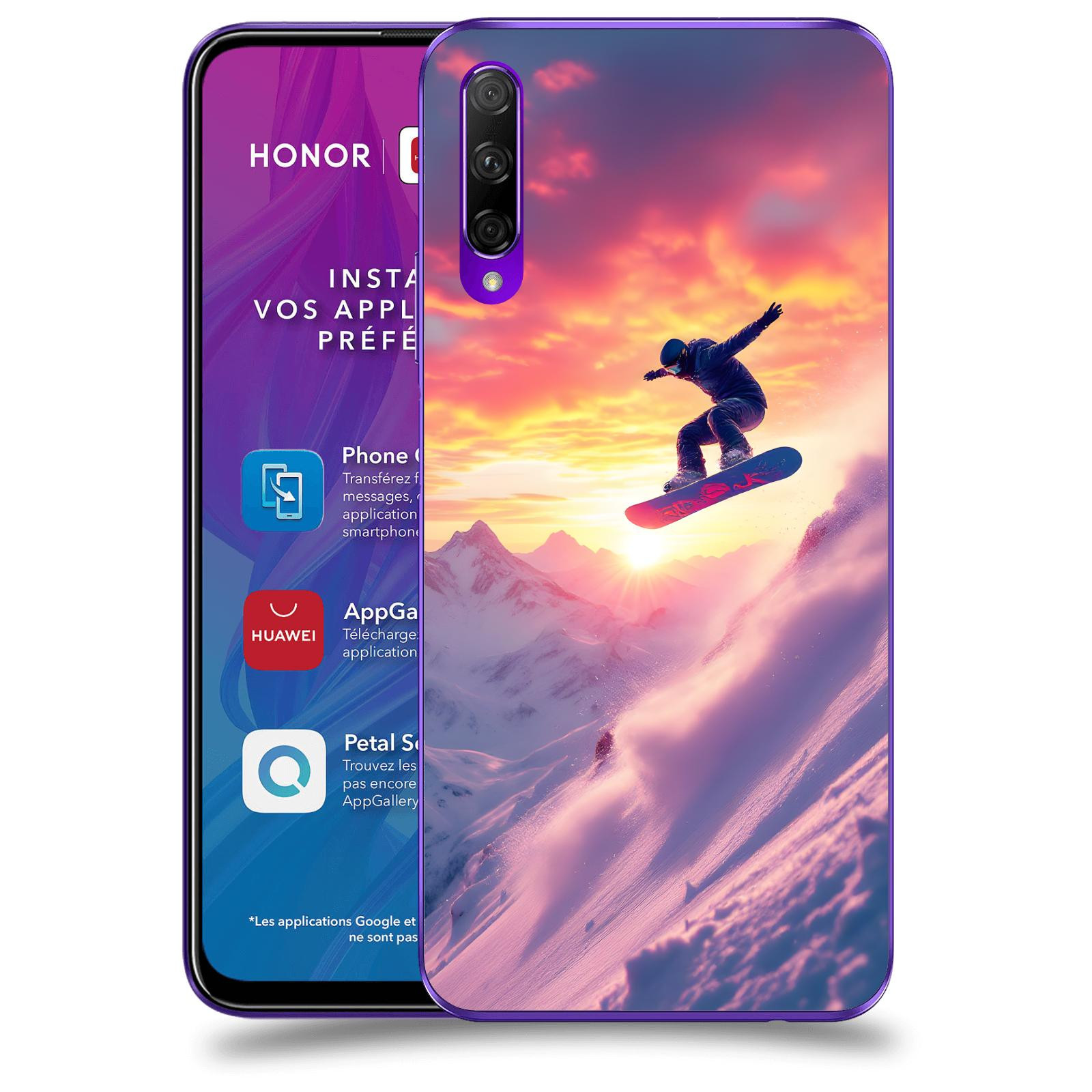 ACOVER Kryt na mobil Honor 9X Pro - Snowboard