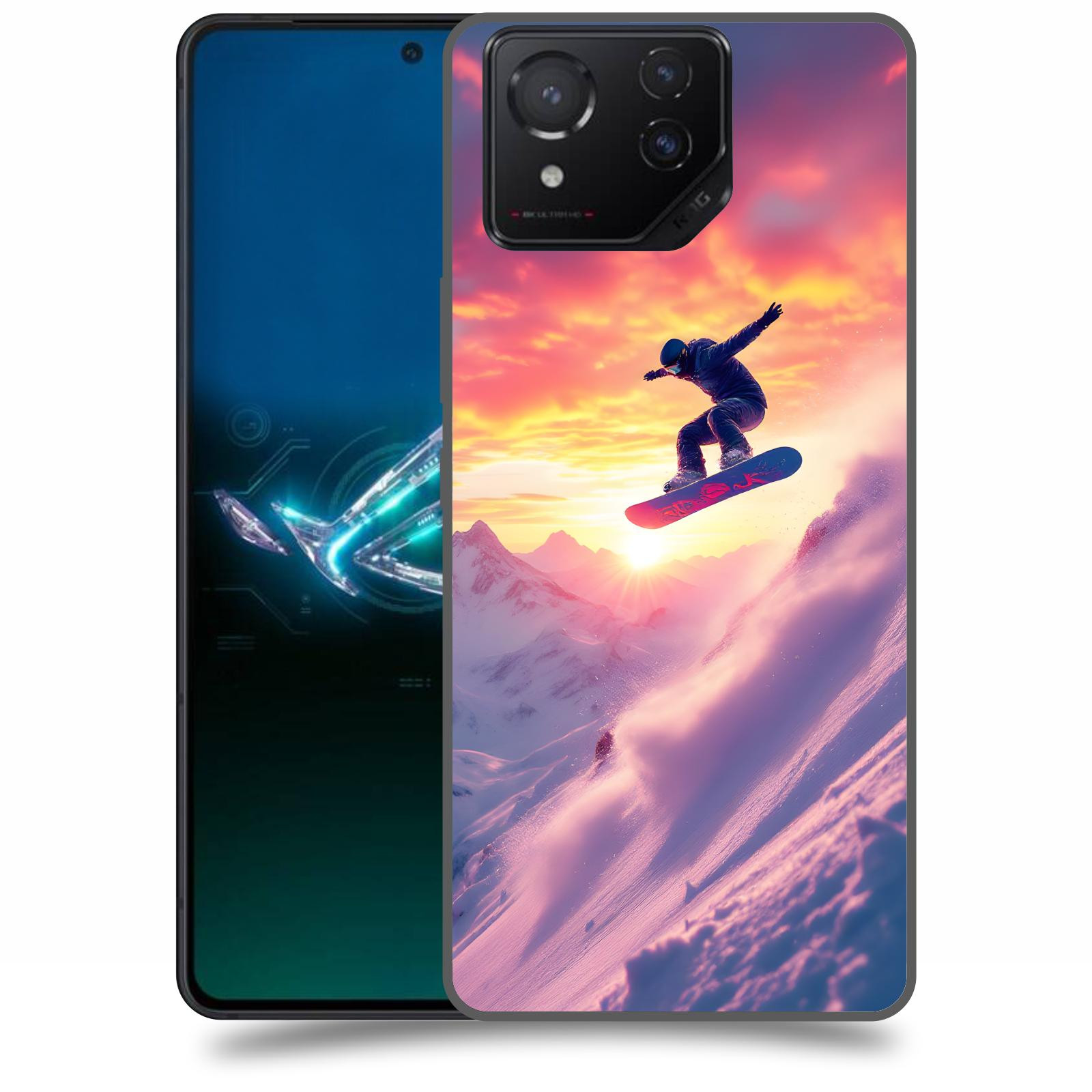 ACOVER Kryt na mobil Asus ROG Phone 8 - Snowboard