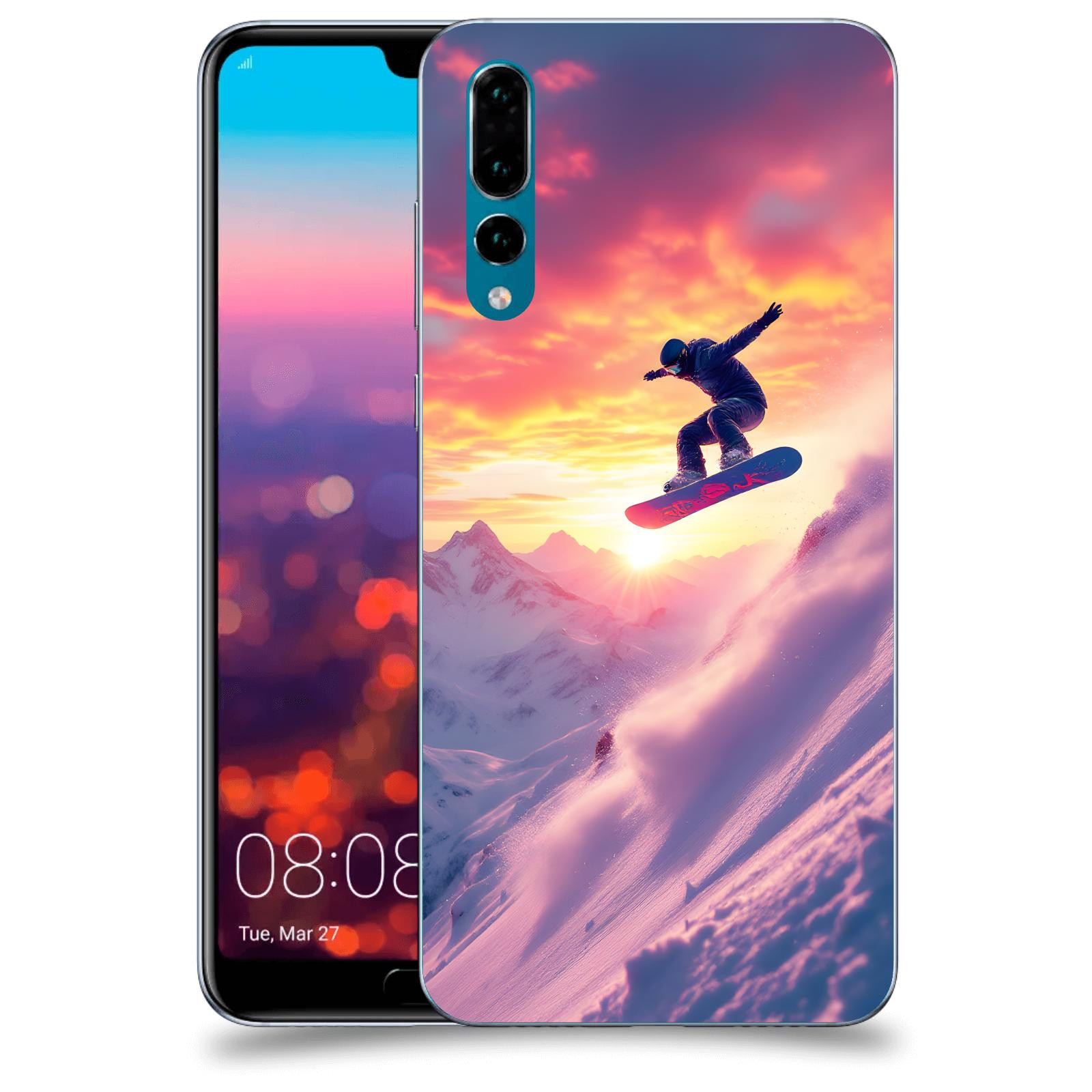 ACOVER Kryt na mobil Huawei P20 Pro - Snowboard