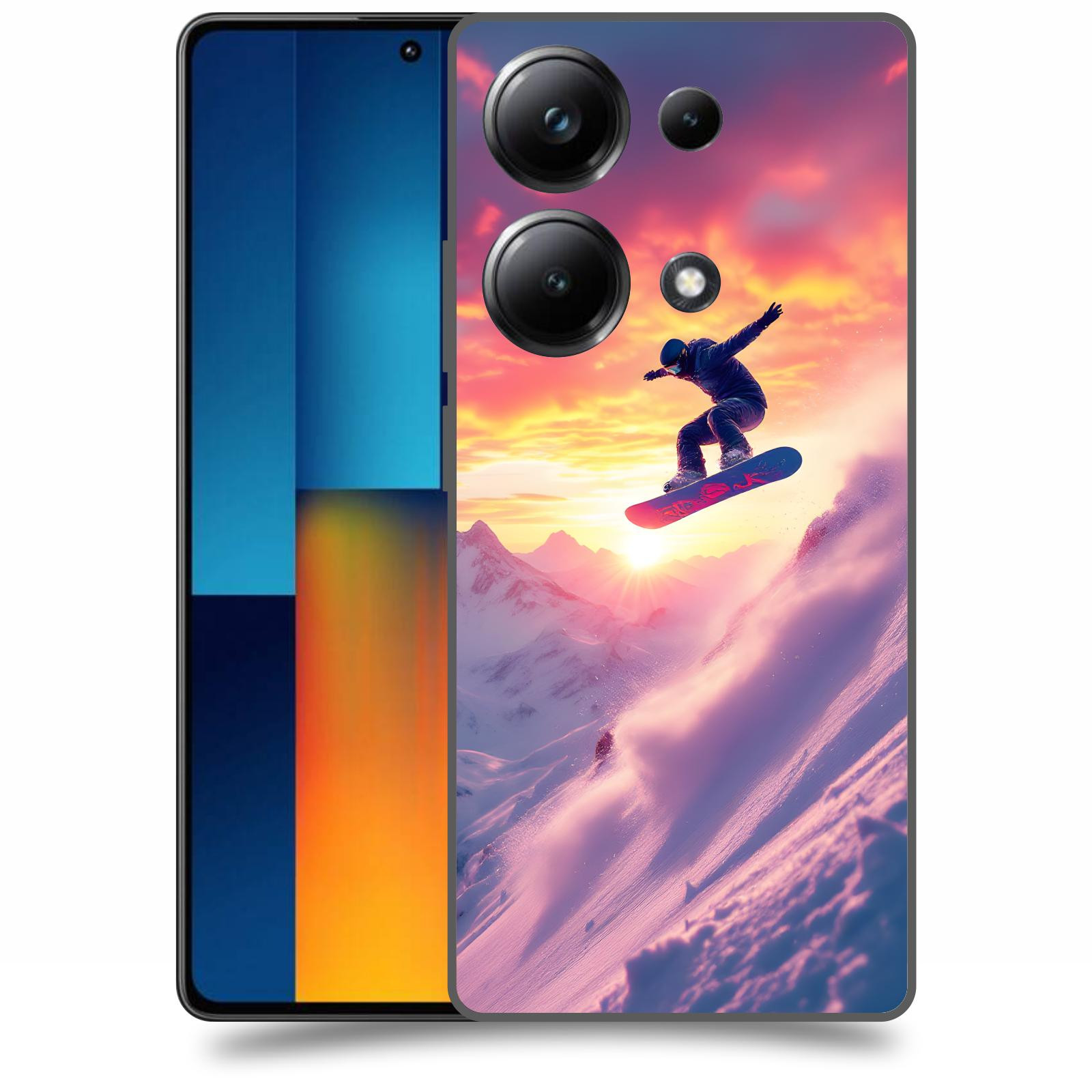 ACOVER Kryt na mobil Poco M6 - Snowboard