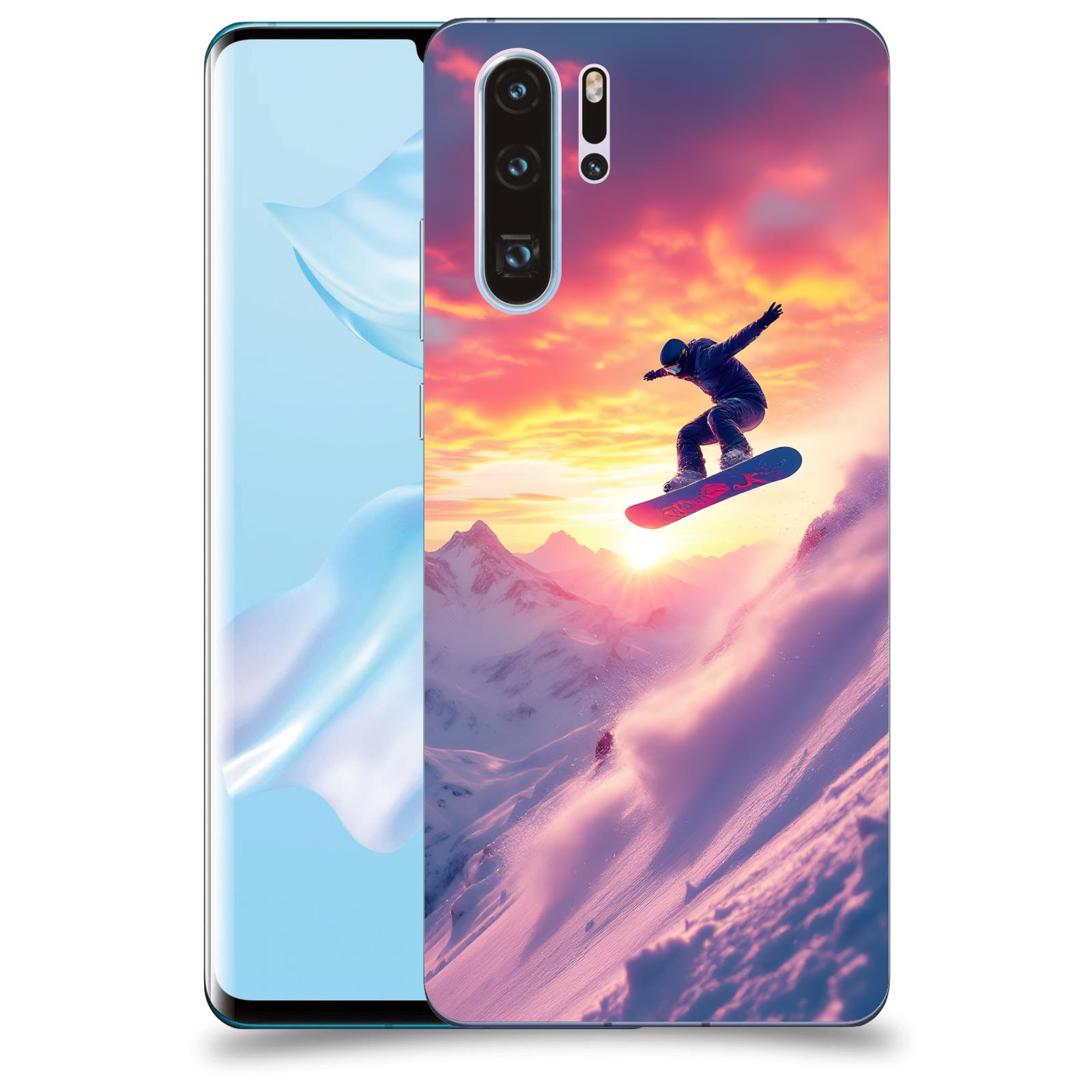 ACOVER Kryt na mobil Huawei P30 - Snowboard