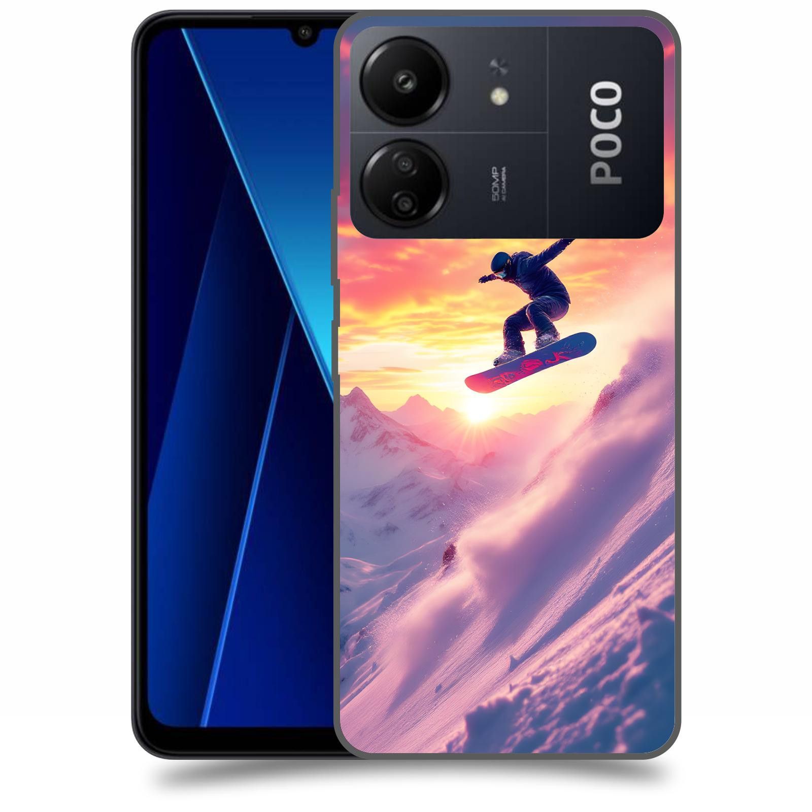 ACOVER Kryt na mobil Poco C65 - Snowboard